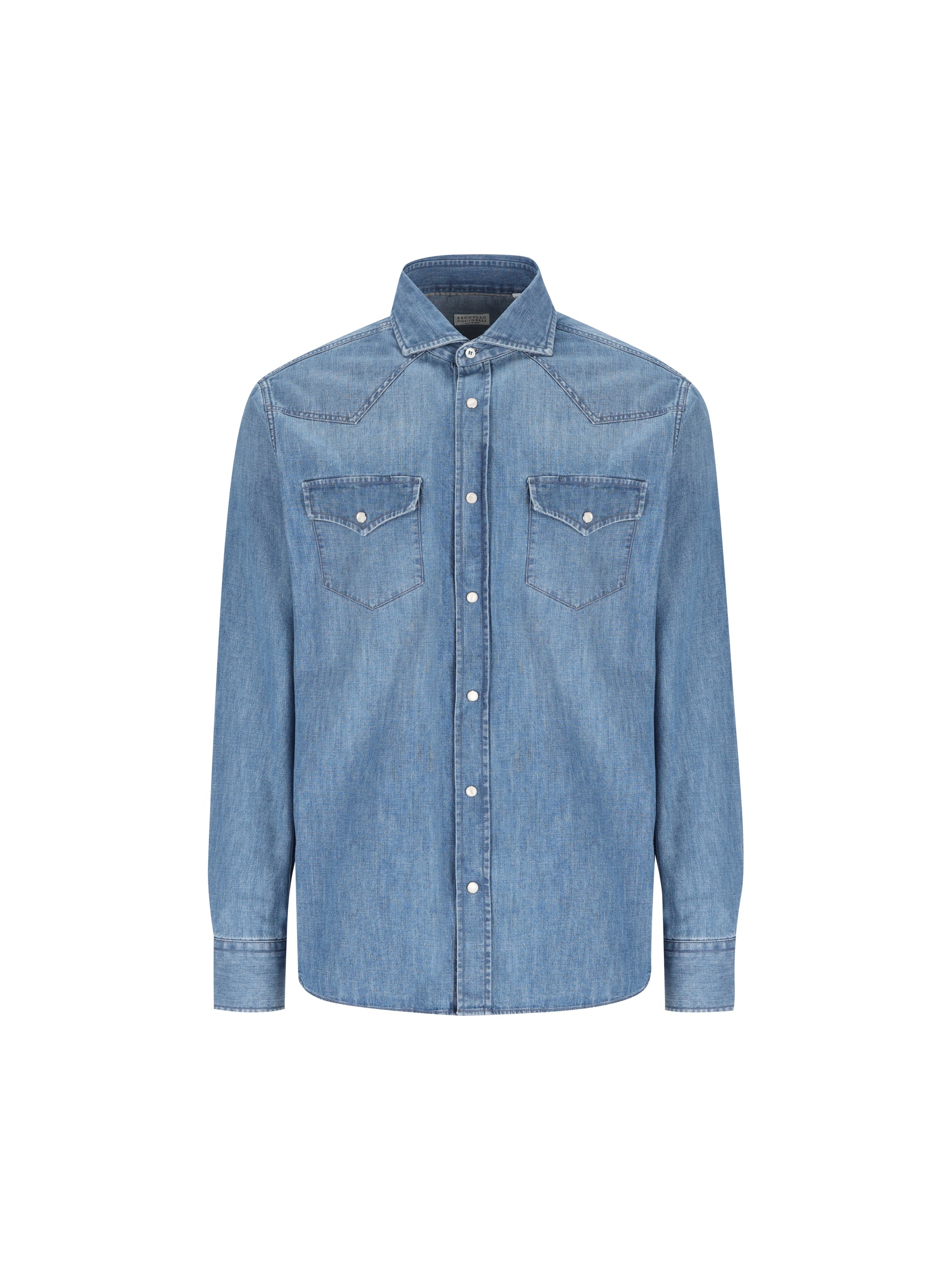 Camicia in cotone. MH1924008 C8333 BRUNELLO CUCINELLI 