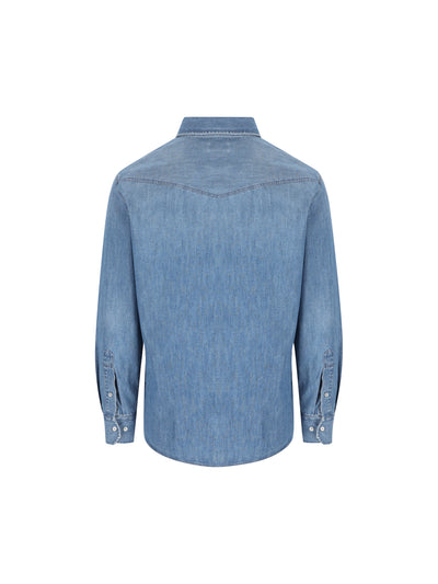 Camicia in cotone. MH1924008 C8333 BRUNELLO CUCINELLI 