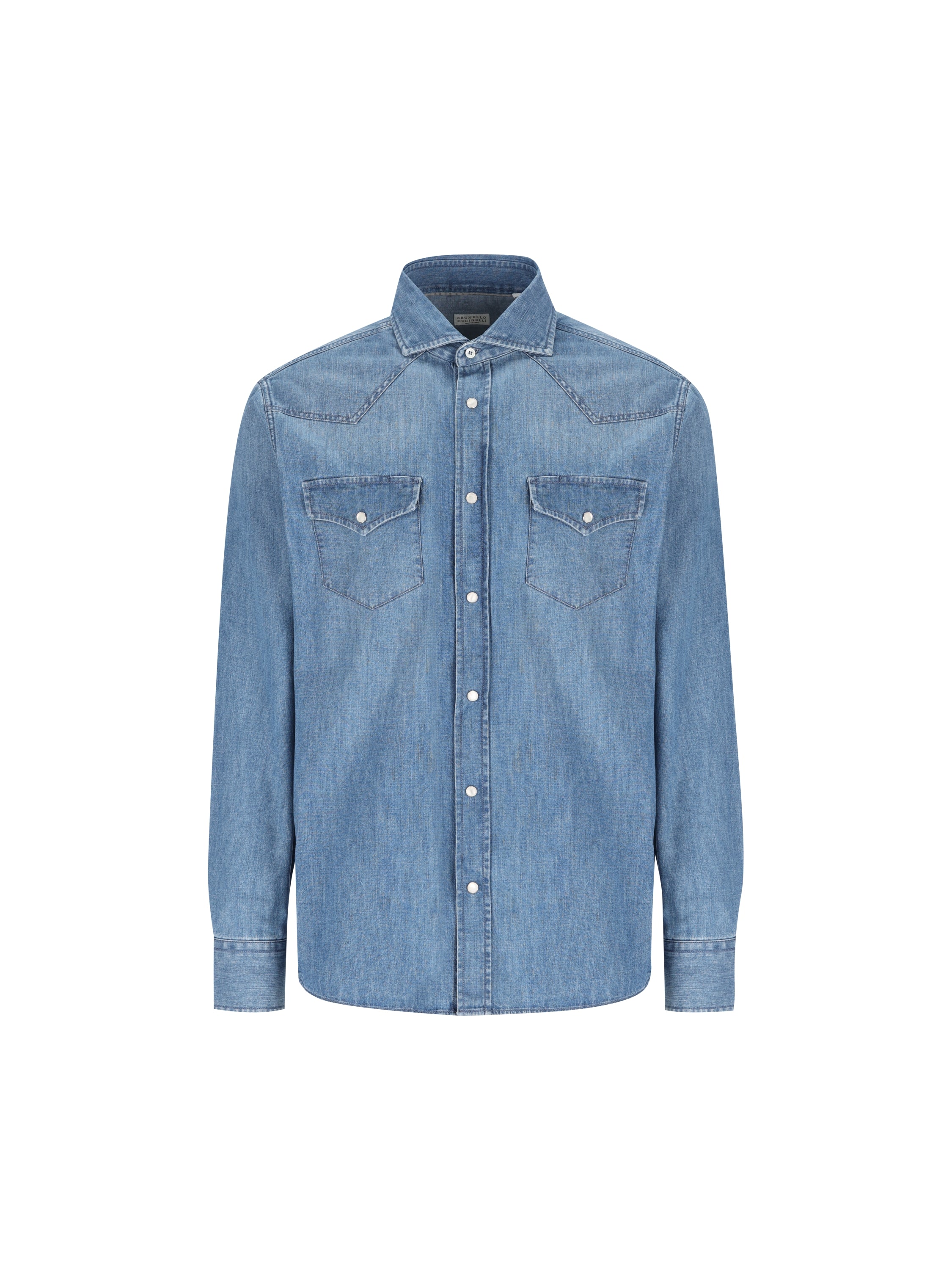 Camicia in cotone. MH1924008 C8333 BRUNELLO CUCINELLI 