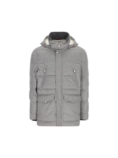 Parka realizzato in lana. MM4701823 CF427 BRUNELLO CUCINELLI 