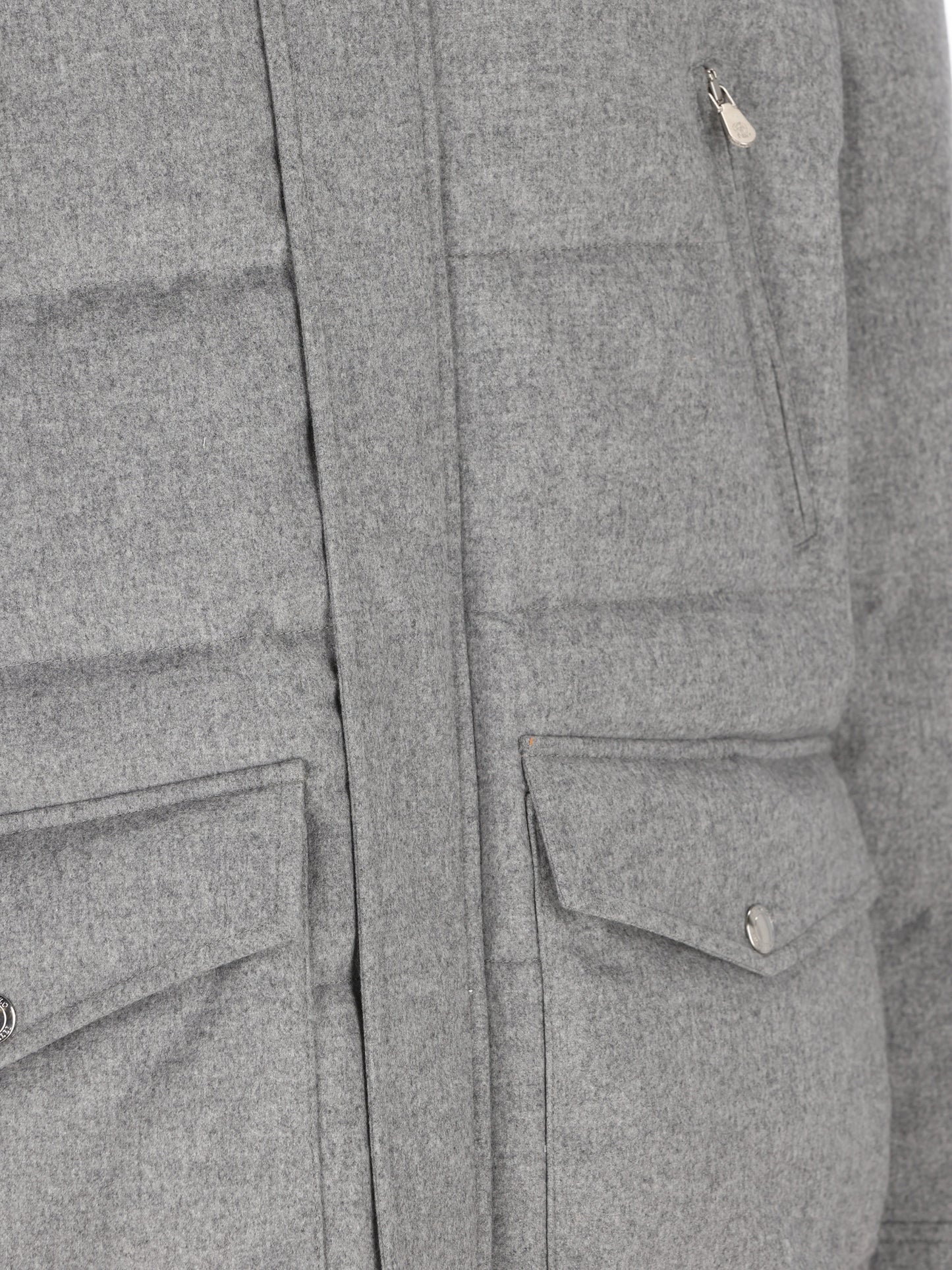 Parka realizzato in lana. MM4701823 CF427 BRUNELLO CUCINELLI 