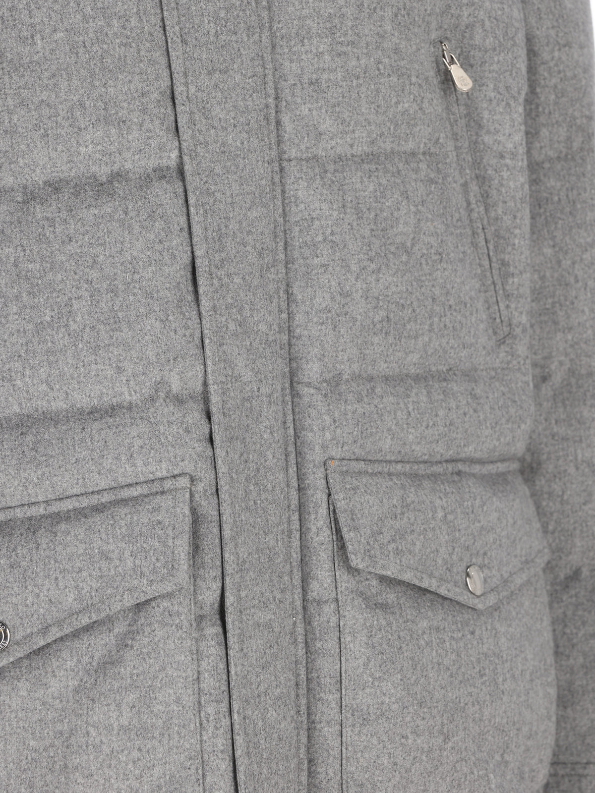 Parka realizzato in lana. MM4701823 CF427 BRUNELLO CUCINELLI 