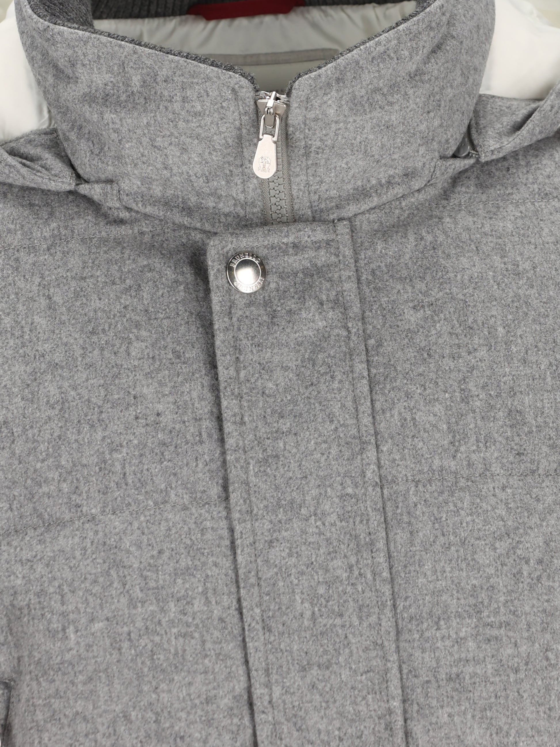 Parka realizzato in lana. MM4701823 CF427 BRUNELLO CUCINELLI 