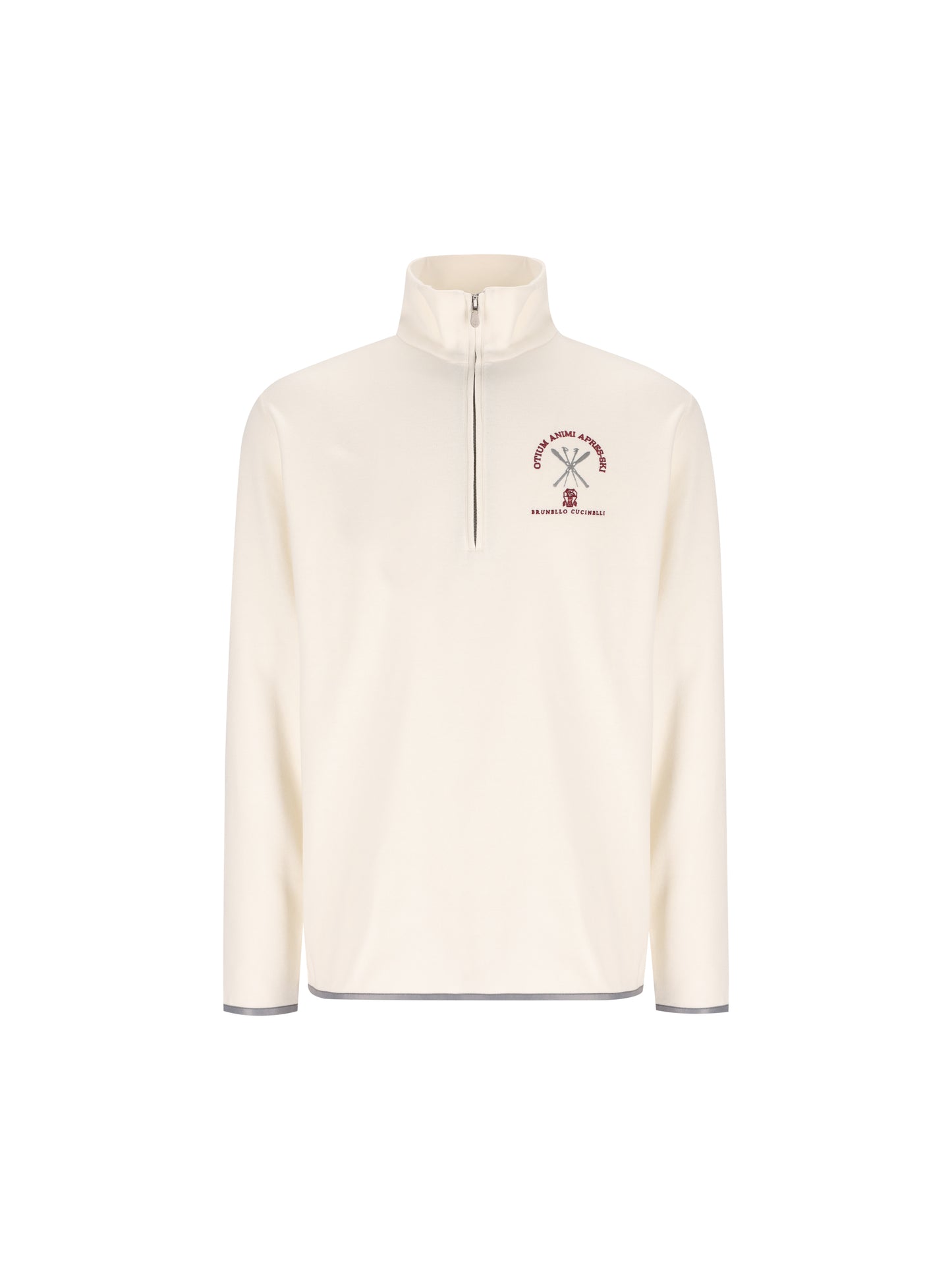 Maglia Dolcevita con Zip in Lana MM840KT61 C8240 BRUNELLO CUCINELLI 
