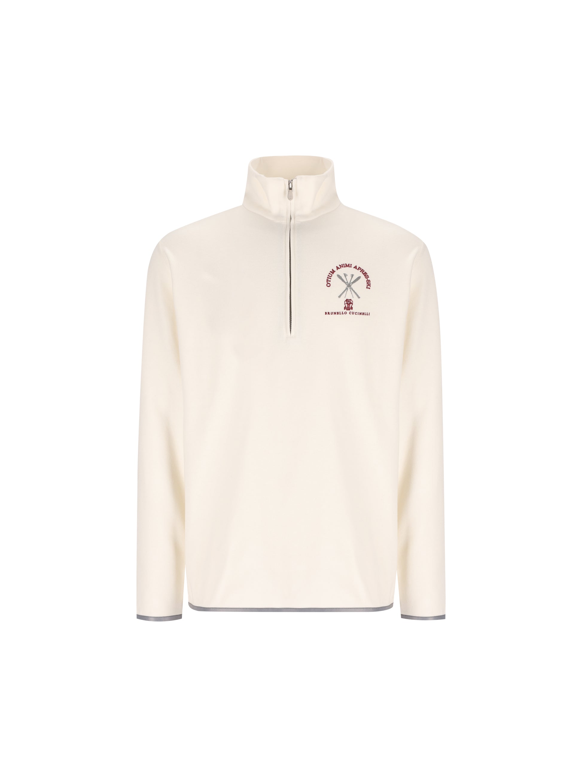 Maglia Dolcevita con Zip in Lana MM840KT61 C8240 BRUNELLO CUCINELLI 