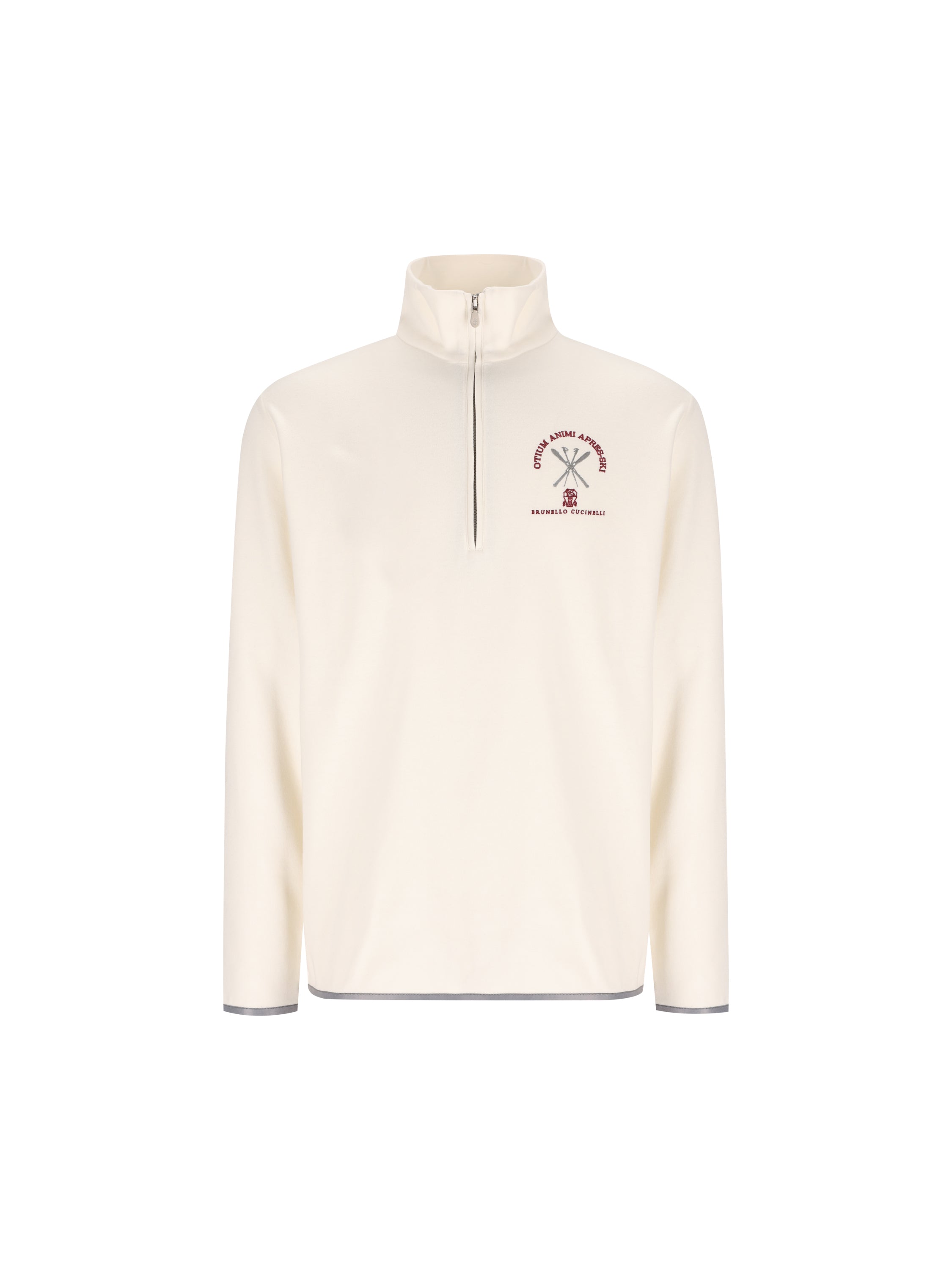 Maglia Dolcevita con Zip in Lana MM840KT61 C8240 BRUNELLO CUCINELLI 