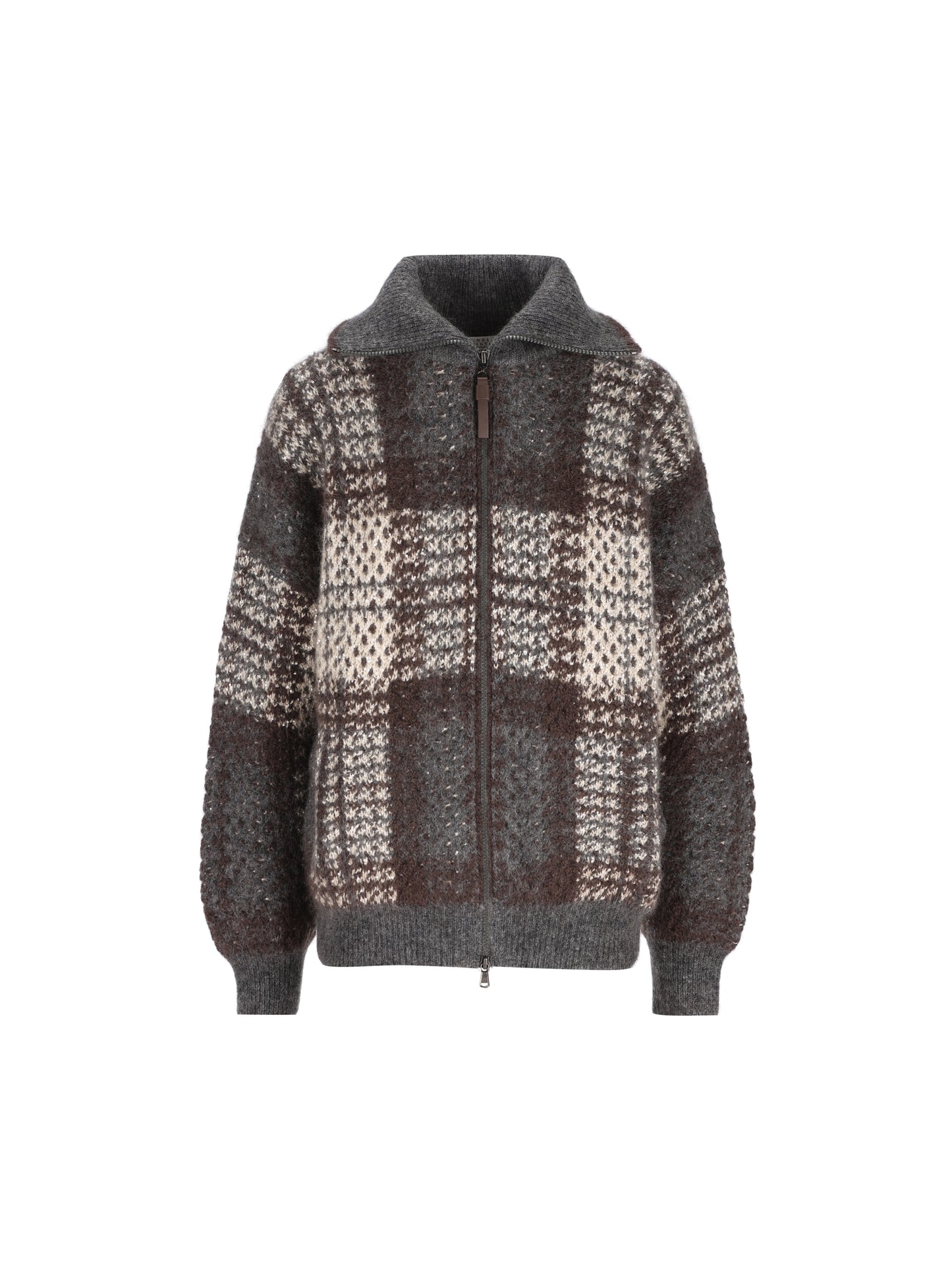 Cardigan realizzato in misto mohair. MMT571726 CYL69 BRUNELLO CUCINELLI 