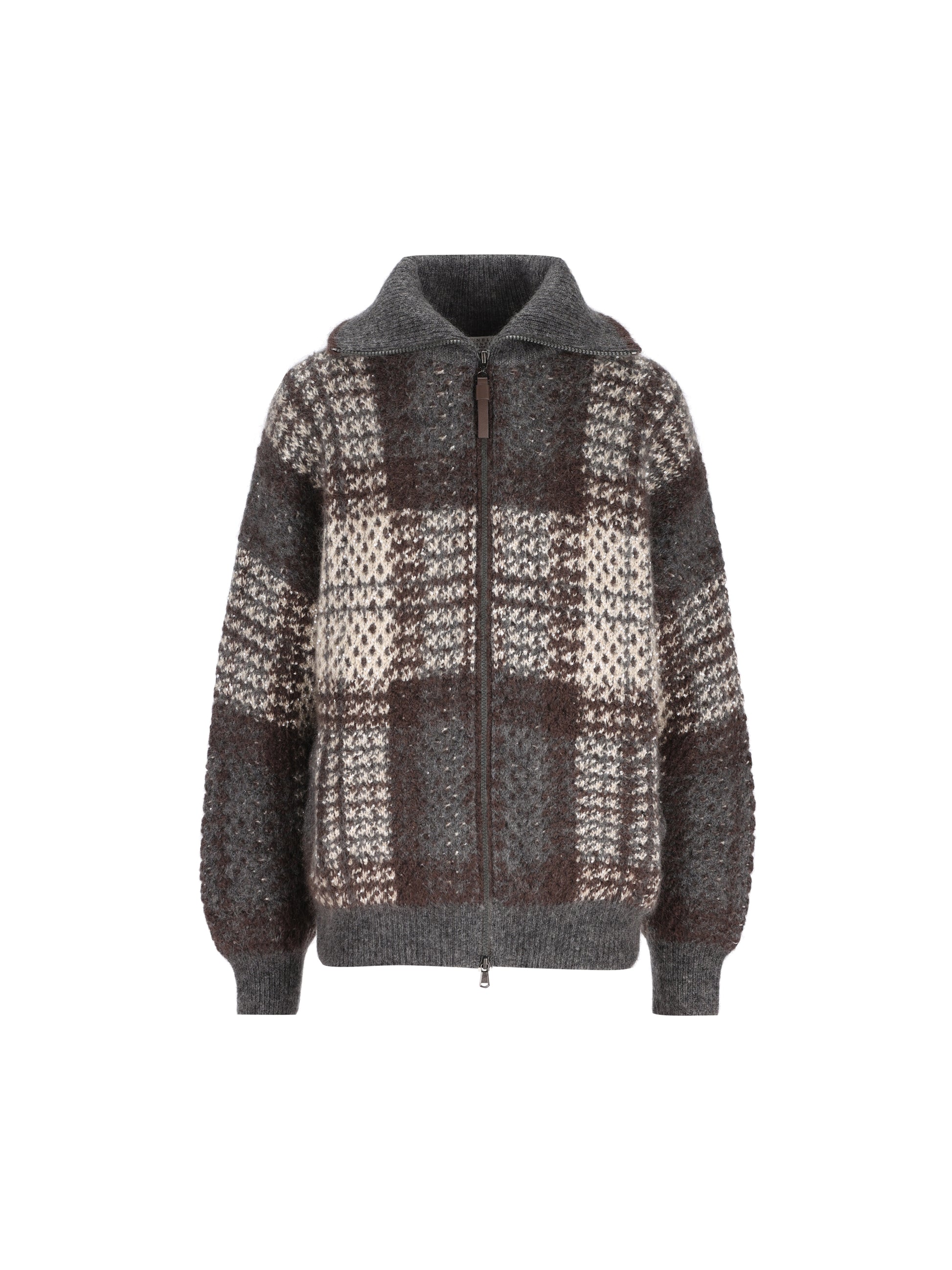 Cardigan realizzato in misto mohair. MMT571726 CYL69 BRUNELLO CUCINELLI 