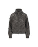 Cardigan realizzato in mohair e poliammide. MNT347516 CGD77 BRUNELLO CUCINELLI 