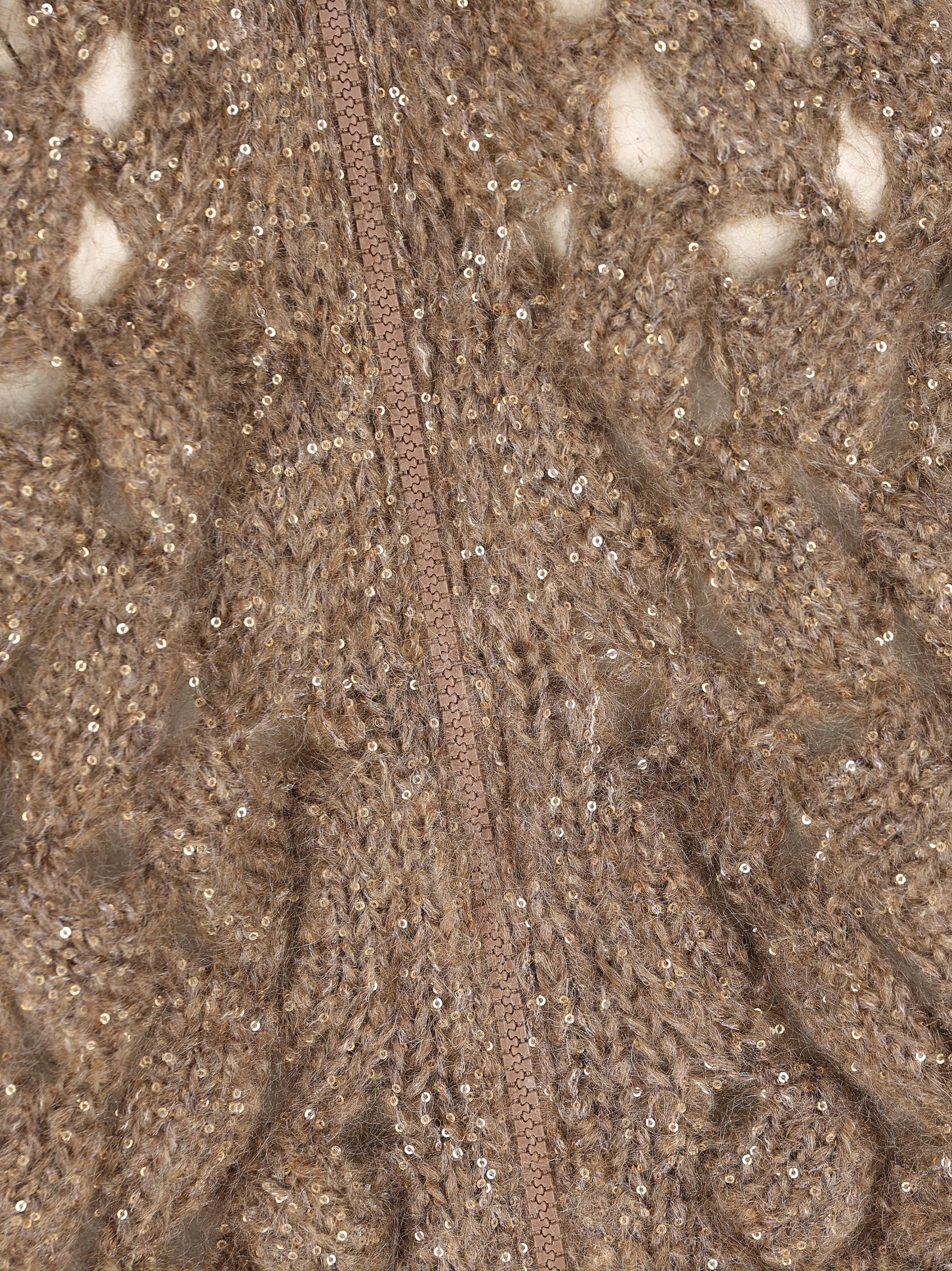 Cardigan realizzato in mohair e poliammide. MNT347516 CLE69 BRUNELLO CUCINELLI 