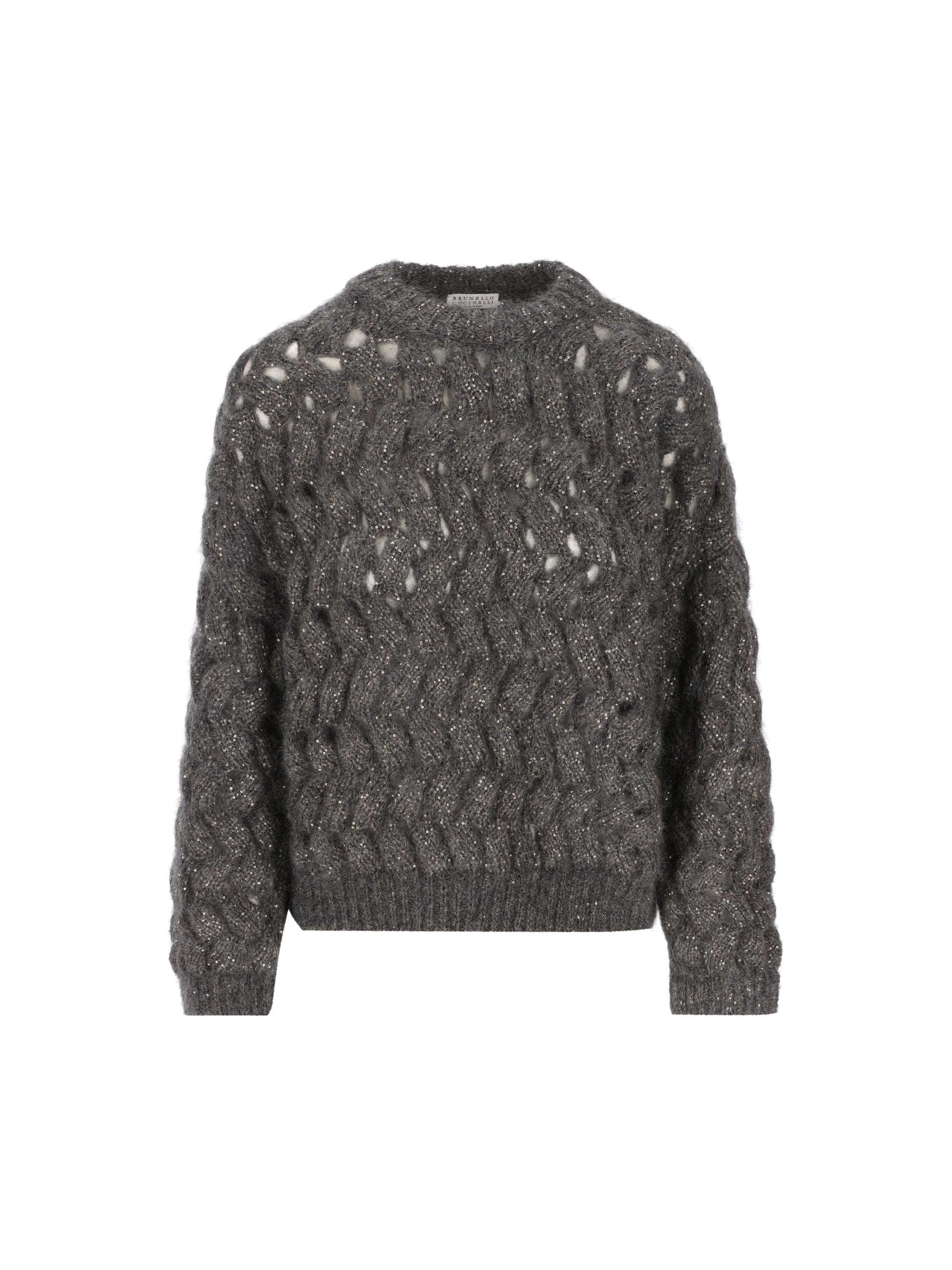 Maglia realizzata in mohair e poliammide. MNT347520 CGD77 BRUNELLO CUCINELLI 