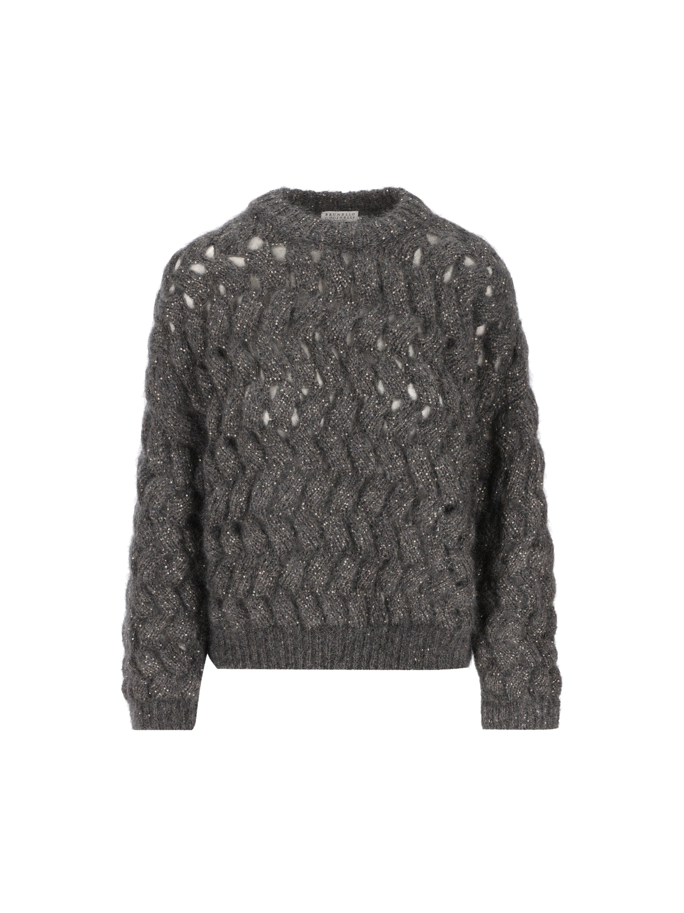 Maglia realizzata in mohair e poliammide. MNT347520 CGD77 BRUNELLO CUCINELLI 