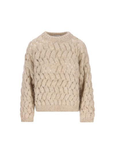 Maglia realizzata in mohair e poliammide. MNT347520 CMG59 BRUNELLO CUCINELLI 