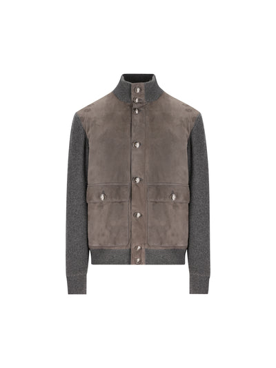 Giacca realizzata in pelle. MPCLF1955 CWP86 BRUNELLO CUCINELLI 