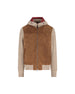 Bomber realizzato in camoscio. MPCLF2053 CIW19 BRUNELLO CUCINELLI 