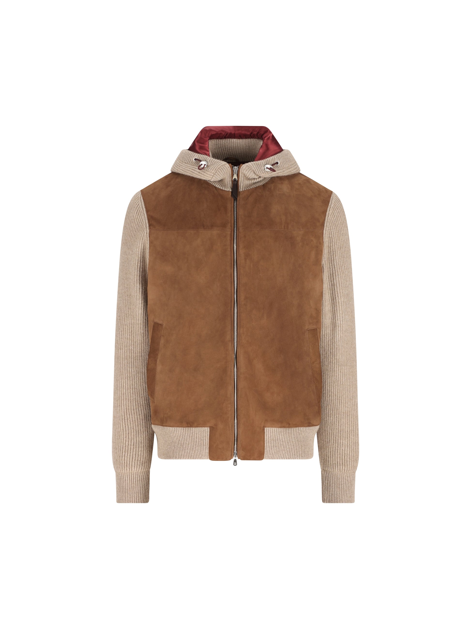 Bomber realizzato in camoscio. MPCLF2053 CIW19 BRUNELLO CUCINELLI 