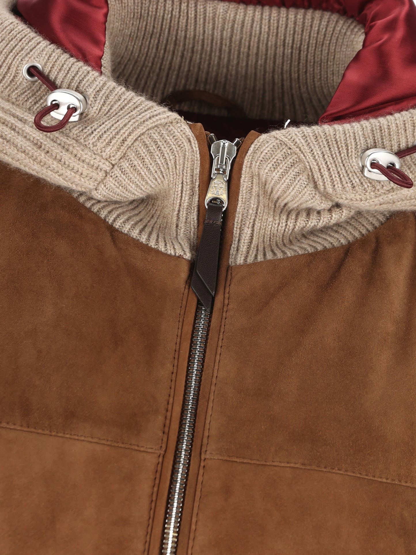 Bomber realizzato in camoscio. MPCLF2053 CIW19 BRUNELLO CUCINELLI 