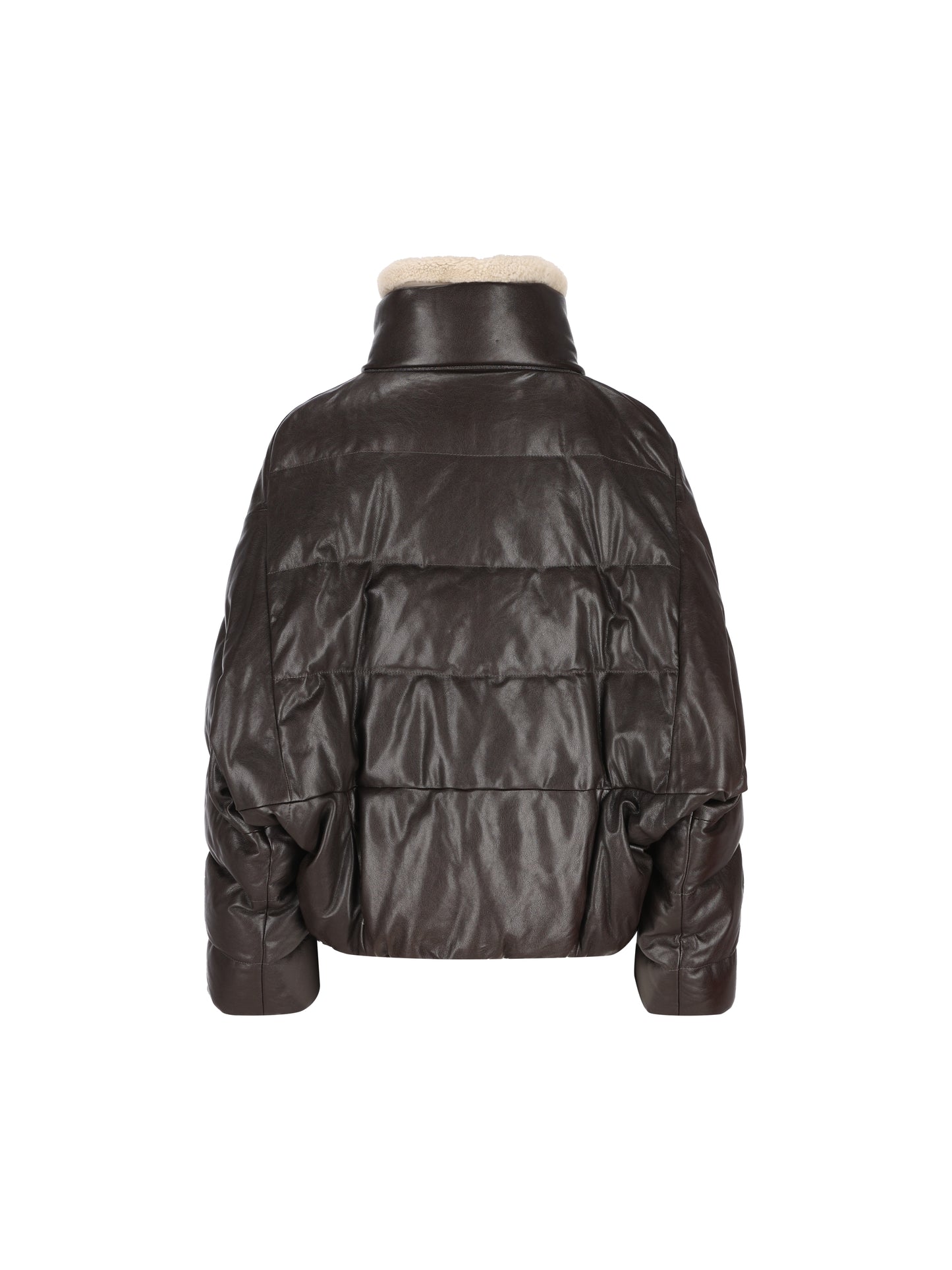 Giacca in pelle trapuntata. MPCTN7552 C4192 BRUNELLO CUCINELLI 