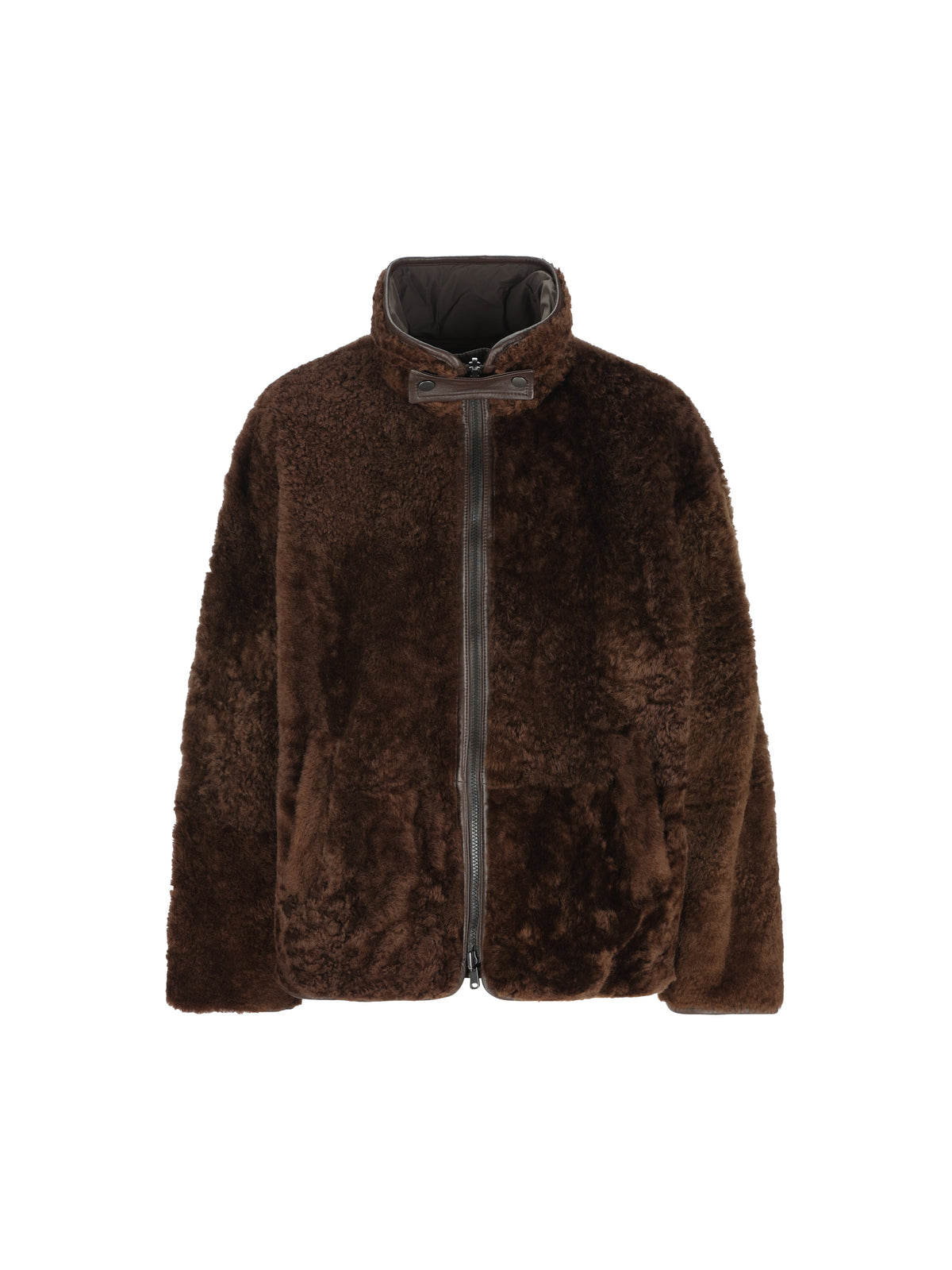 Capospalla realizzata in shearling. MPMBP7225 C9806 BRUNELLO CUCINELLI 