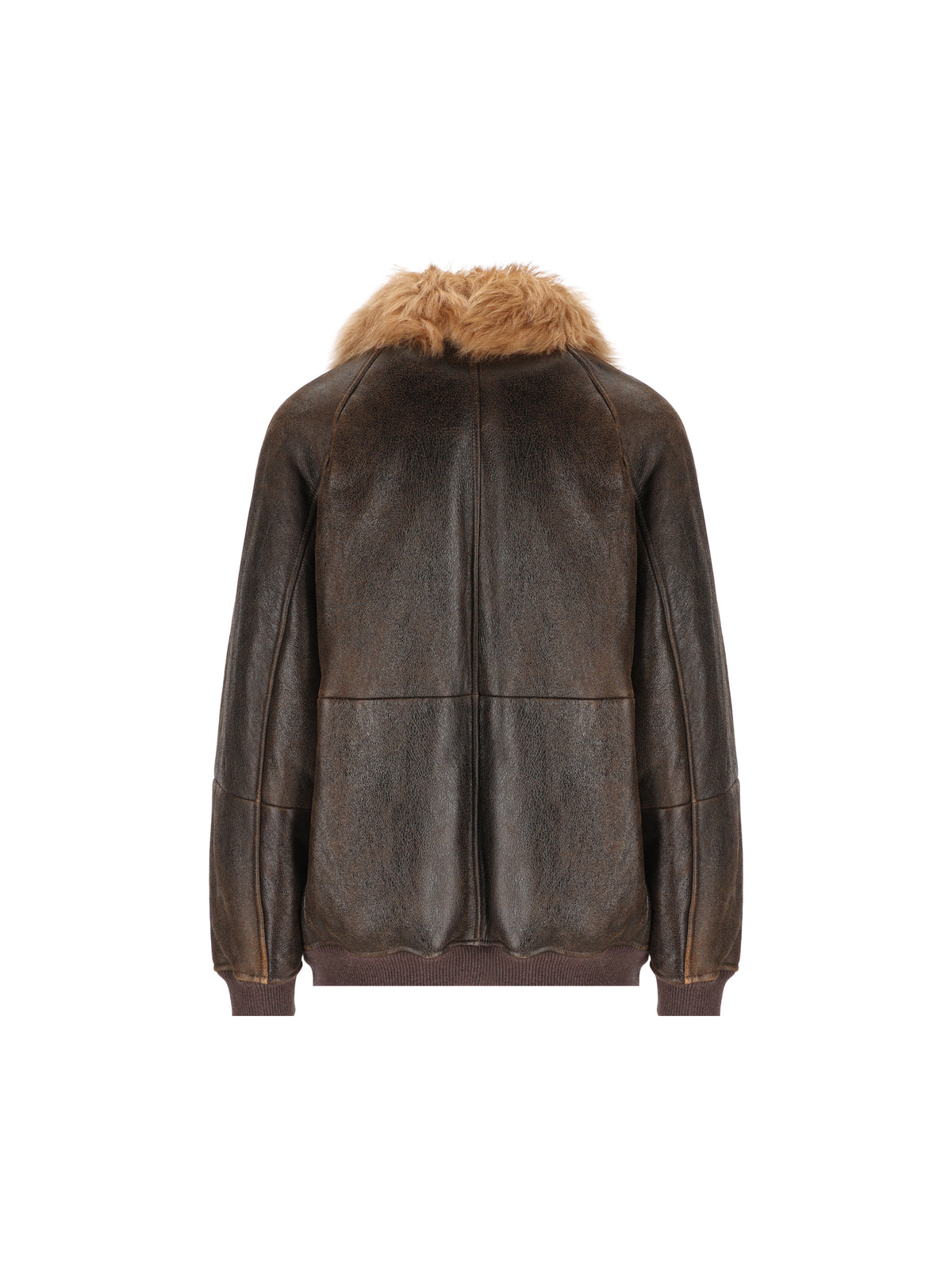 Bomber realizzat in shearling. MPMMA7564 C9998 BRUNELLO CUCINELLI 