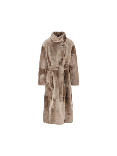 Cappotto realizzato in pelliccia. MPMRA9794 C9807 BRUNELLO CUCINELLI 