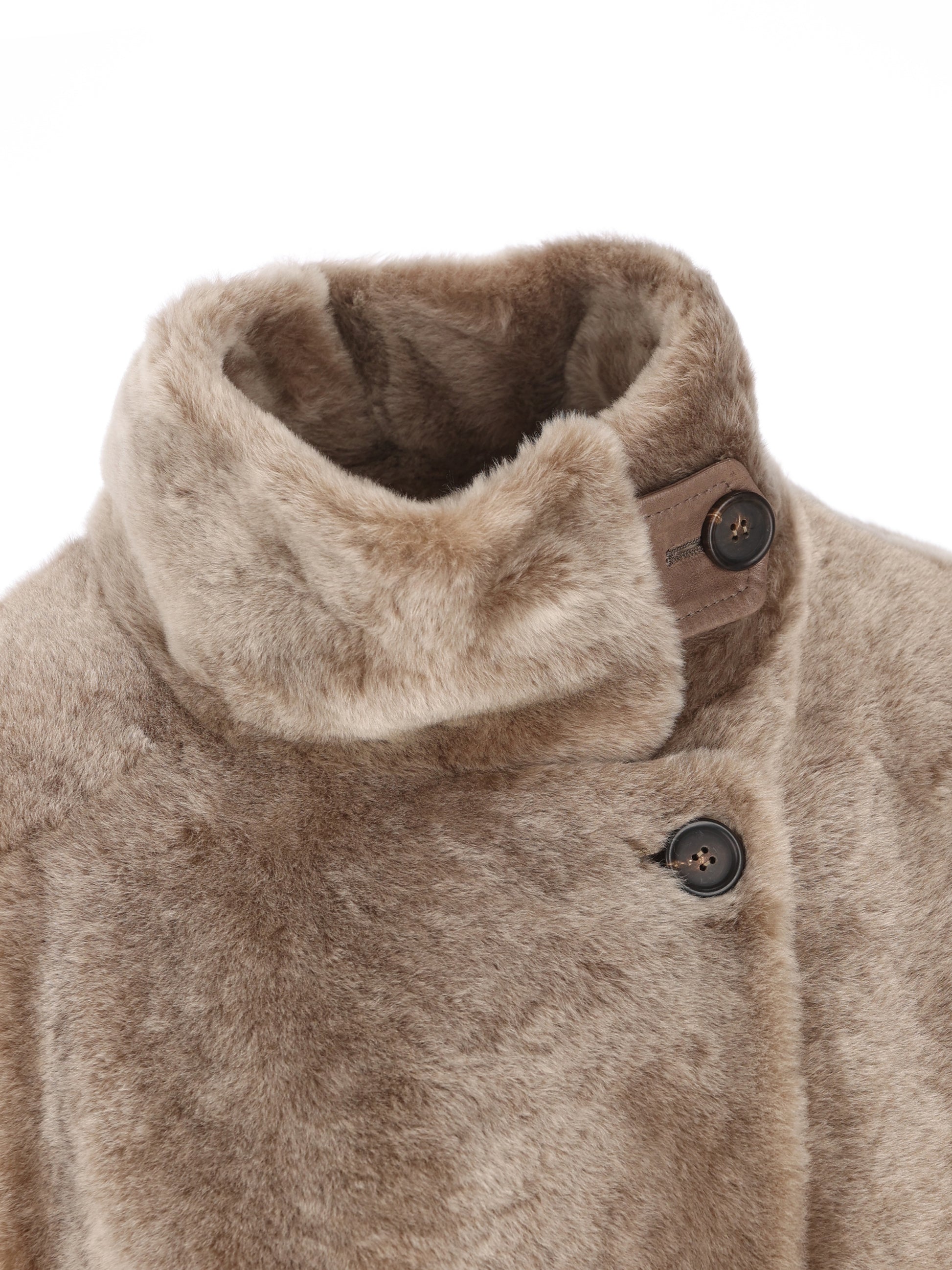 Cappotto realizzato in pelliccia. MPMRA9794 C9807 BRUNELLO CUCINELLI 