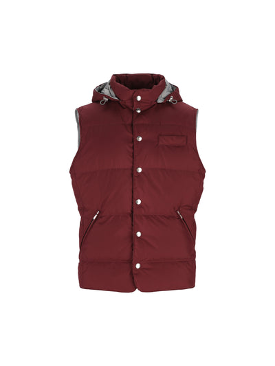 Gilet realizzato in poliestere. MV4081628 CWB13 BRUNELLO CUCINELLI 