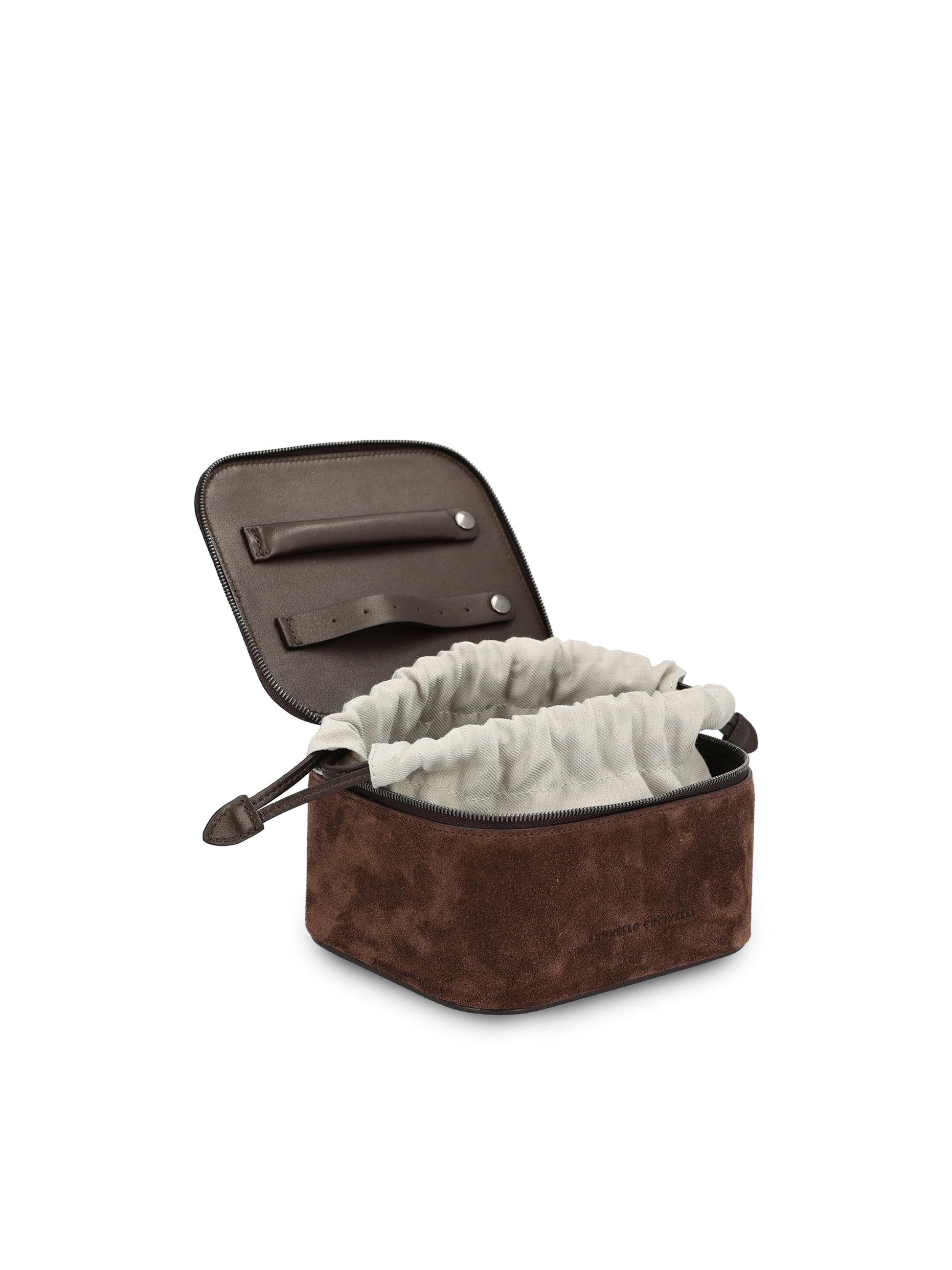 Portagioie realizzato in camoscio. MWDLM2728 C9885 BRUNELLO CUCINELLI 