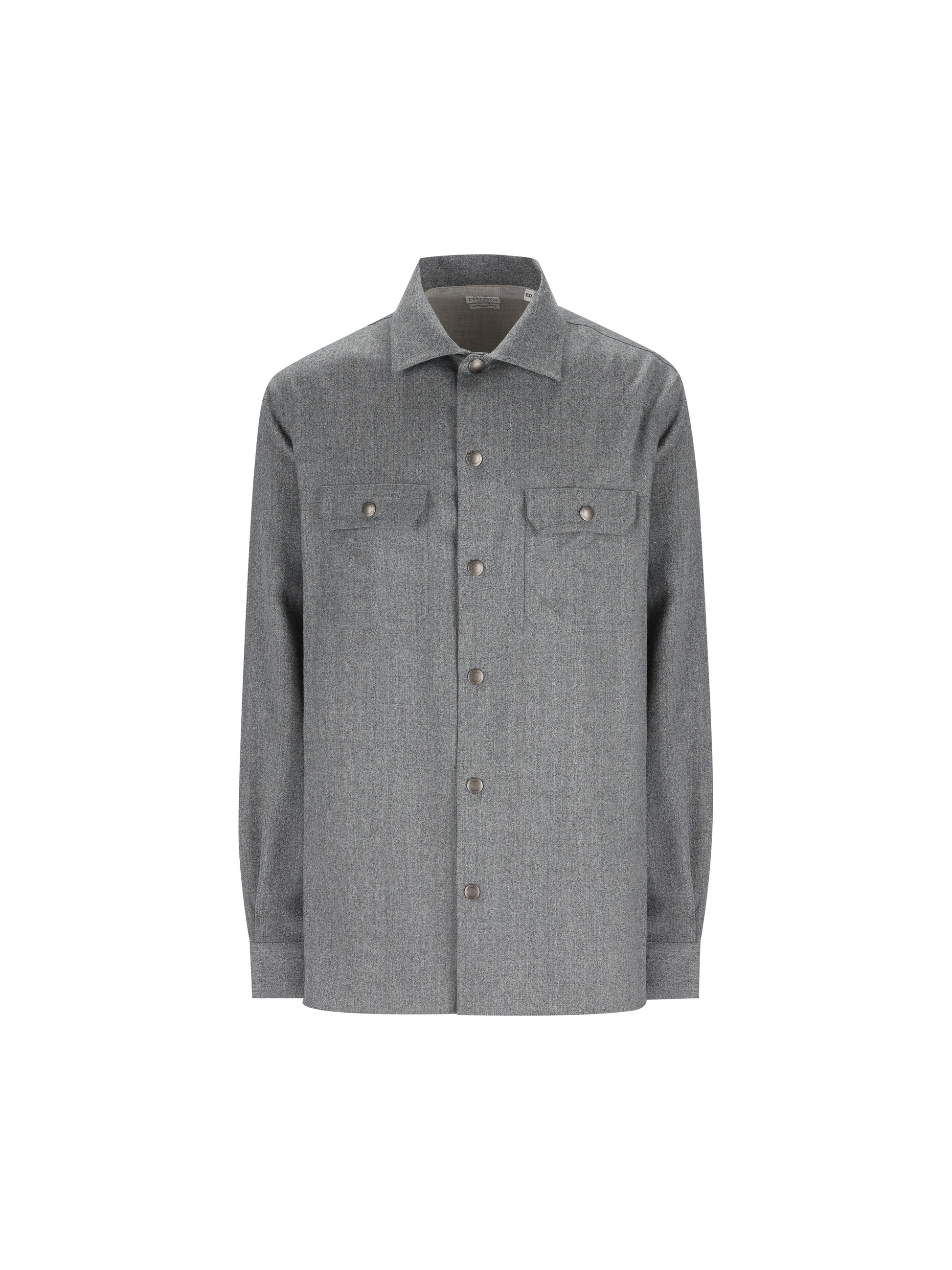 Overshirt realizzata in lana MY6660721 C002 BRUNELLO CUCINELLI 