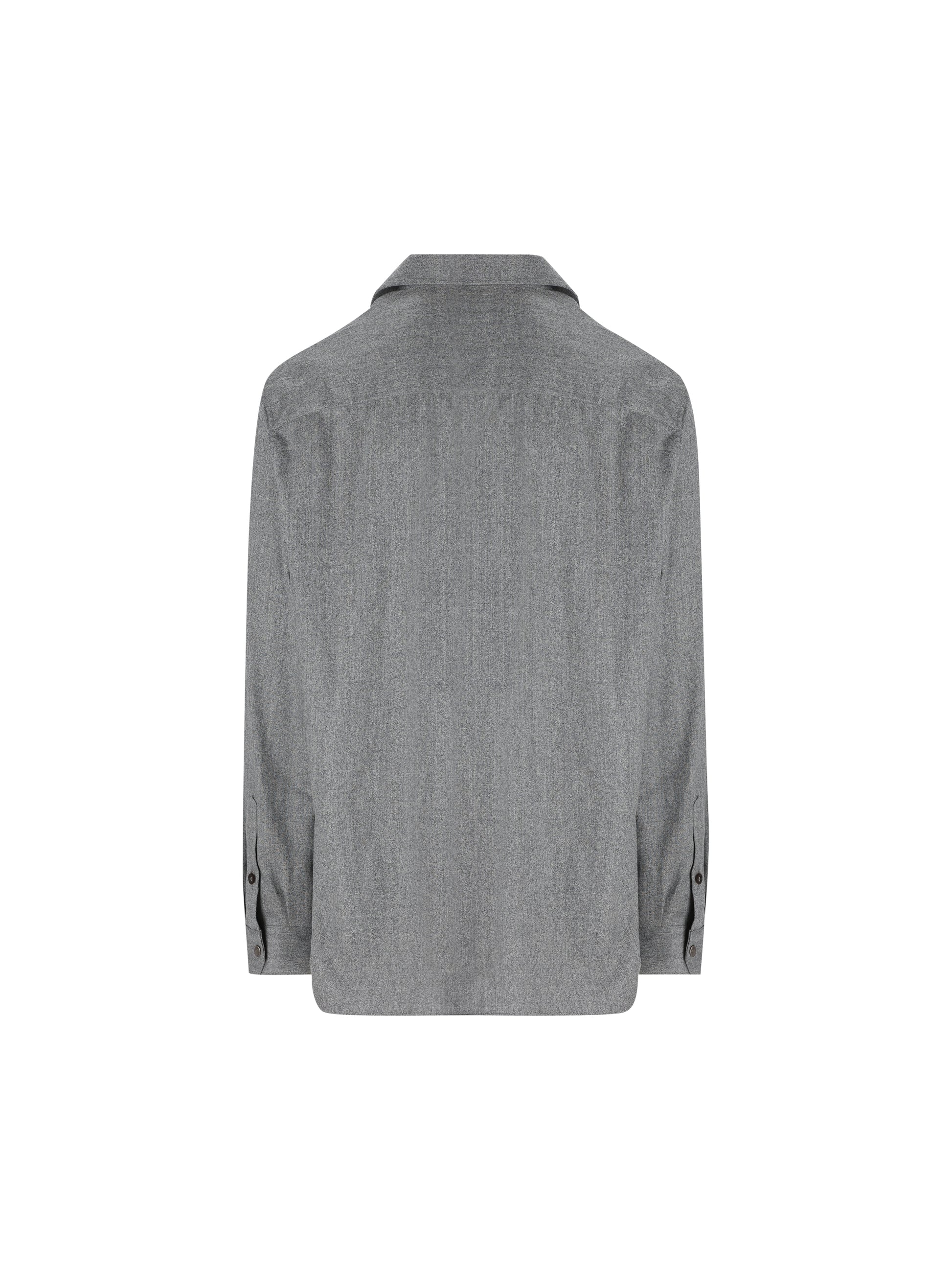 Overshirt realizzata in lana MY6660721 C002 BRUNELLO CUCINELLI 