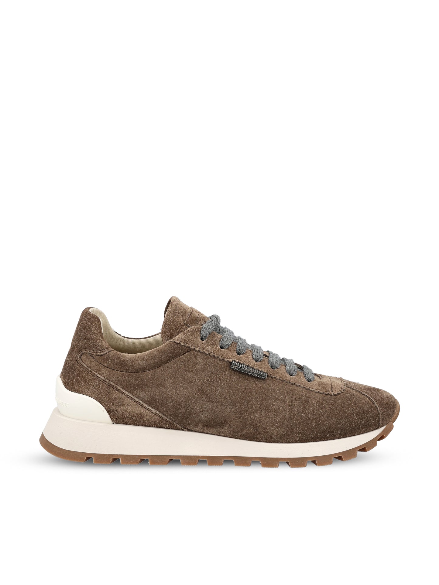 Sneakers in pelle scamosciata. MZSFG2110 C8769 BRUNELLO CUCINELLI 