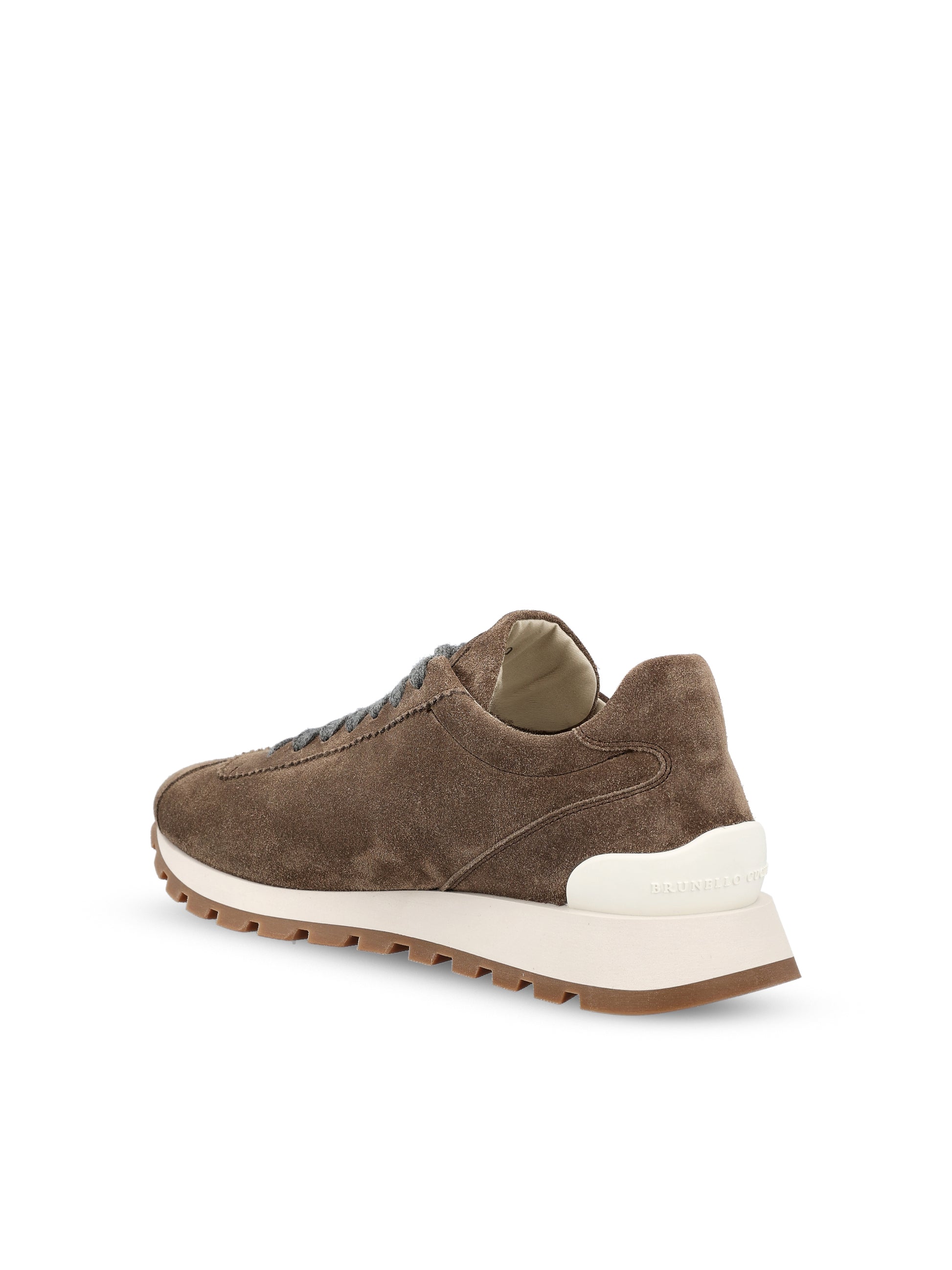 Sneakers in pelle scamosciata. MZSFG2110 C8769 BRUNELLO CUCINELLI 