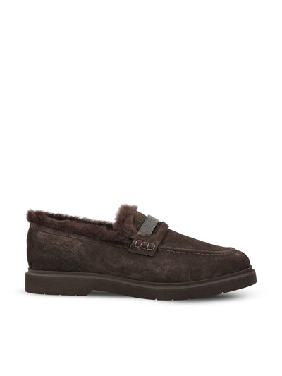 Mocassini realizzati in camoscio. MZSFG2569 C9795 BRUNELLO CUCINELLI 