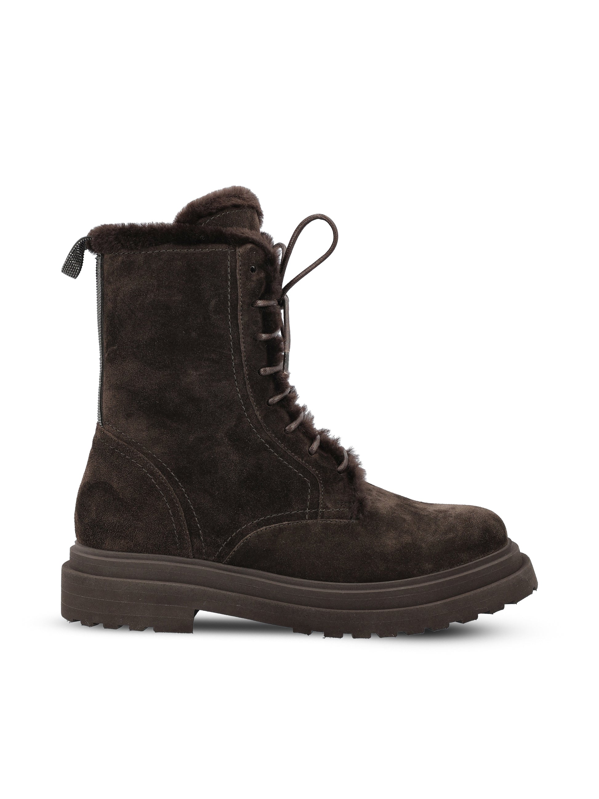 Stivali realizzati in camoscio. MZSFG3123 C9795 BRUNELLO CUCINELLI 