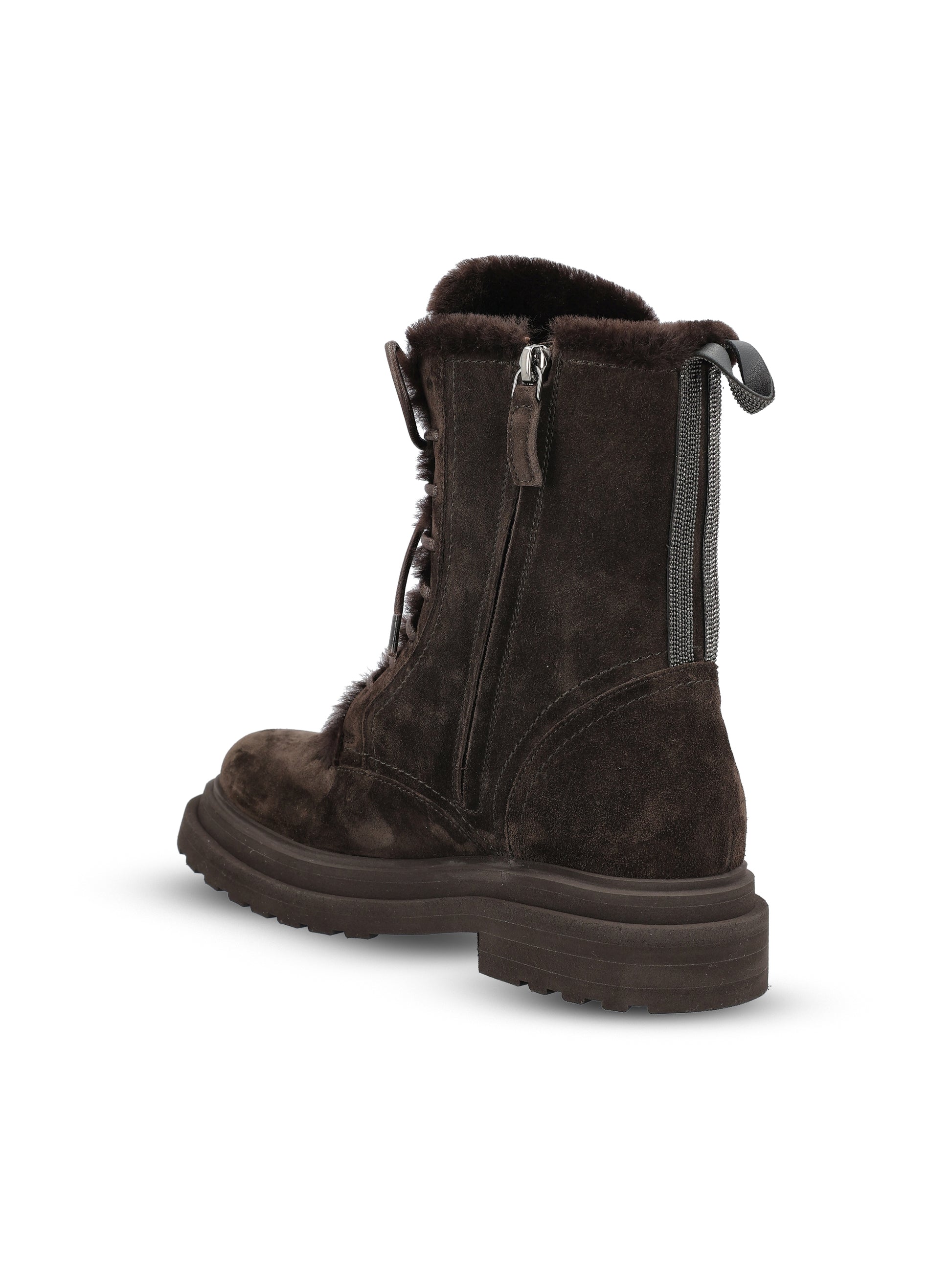 Stivali realizzati in camoscio. MZSFG3123 C9795 BRUNELLO CUCINELLI 
