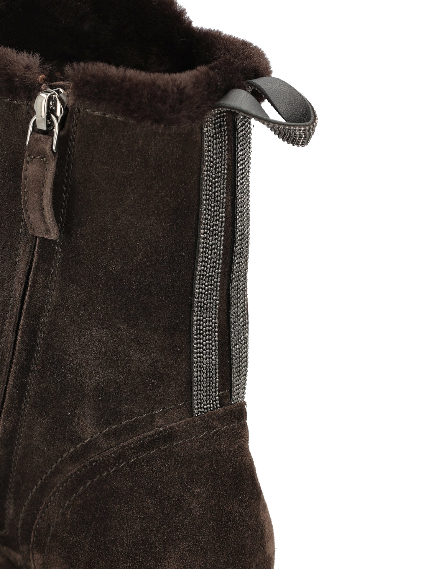 Stivali realizzati in camoscio. MZSFG3123 C9795 BRUNELLO CUCINELLI 