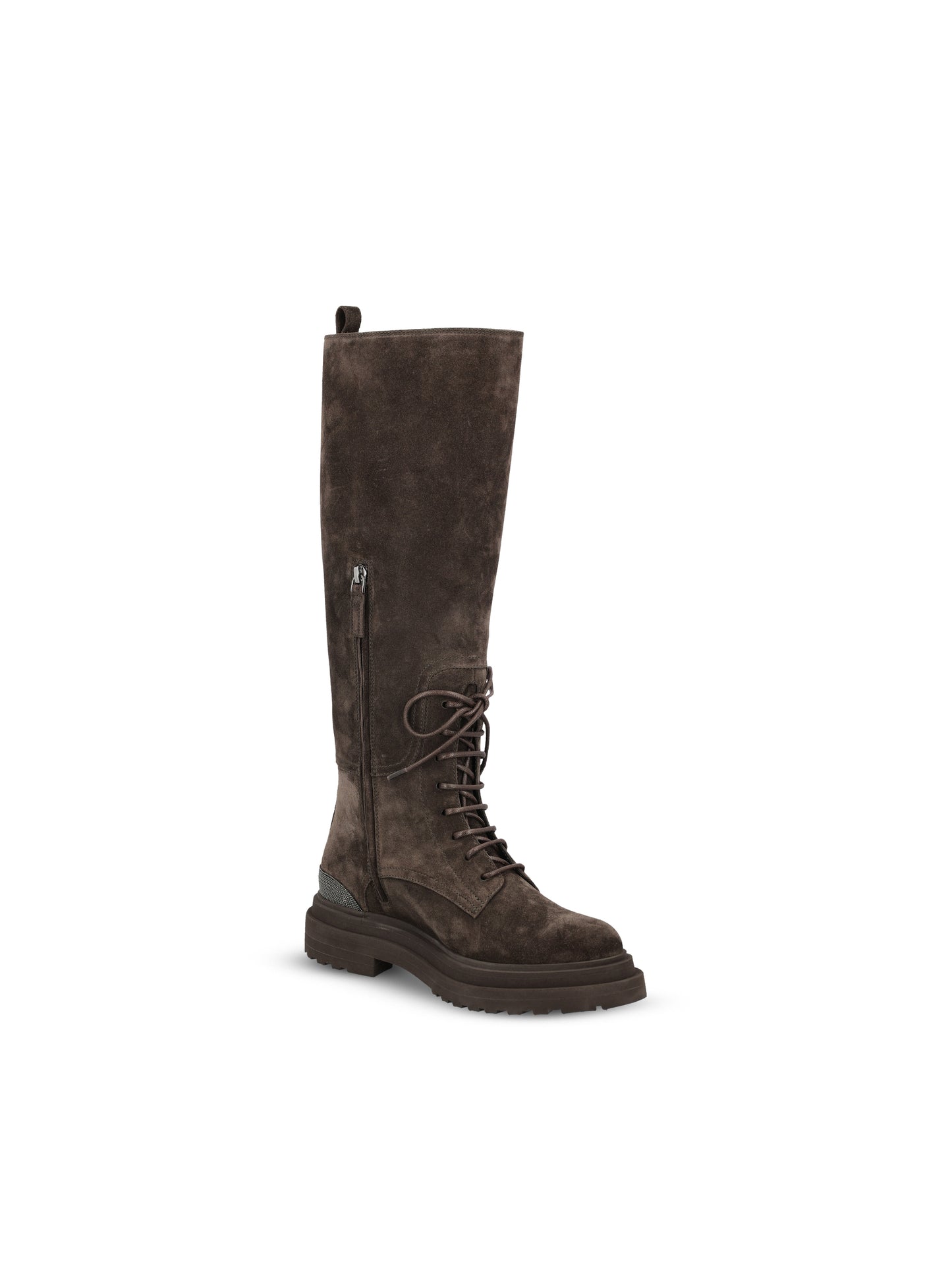 Stivali realizzati in pelle scamosciata. MZSFG3410 C9795 BRUNELLO CUCINELLI 