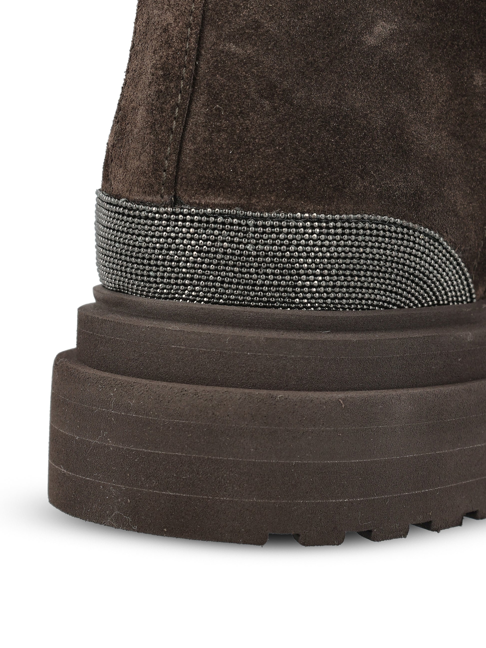 Stivali realizzati in pelle scamosciata. MZSFG3410 C9795 BRUNELLO CUCINELLI 