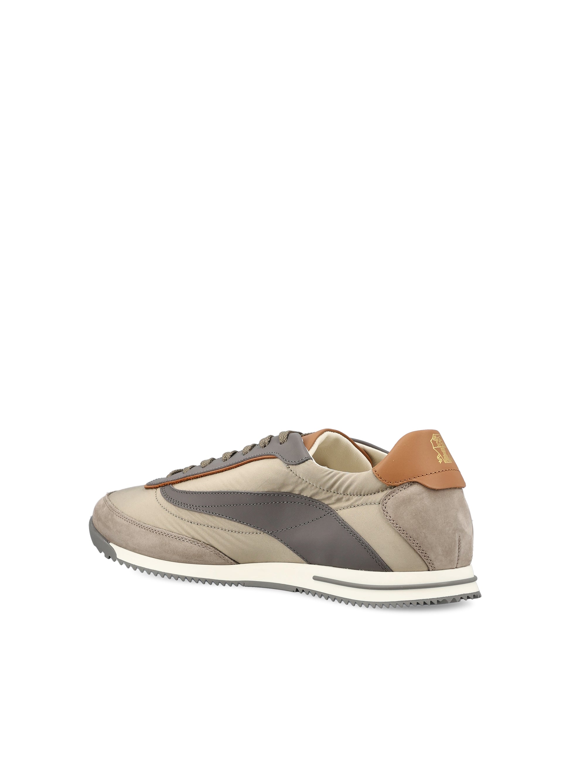 Sneakers realizzate in nylon e pelle. MZUMNGA357 CHC90 BRUNELLO CUCINELLI 