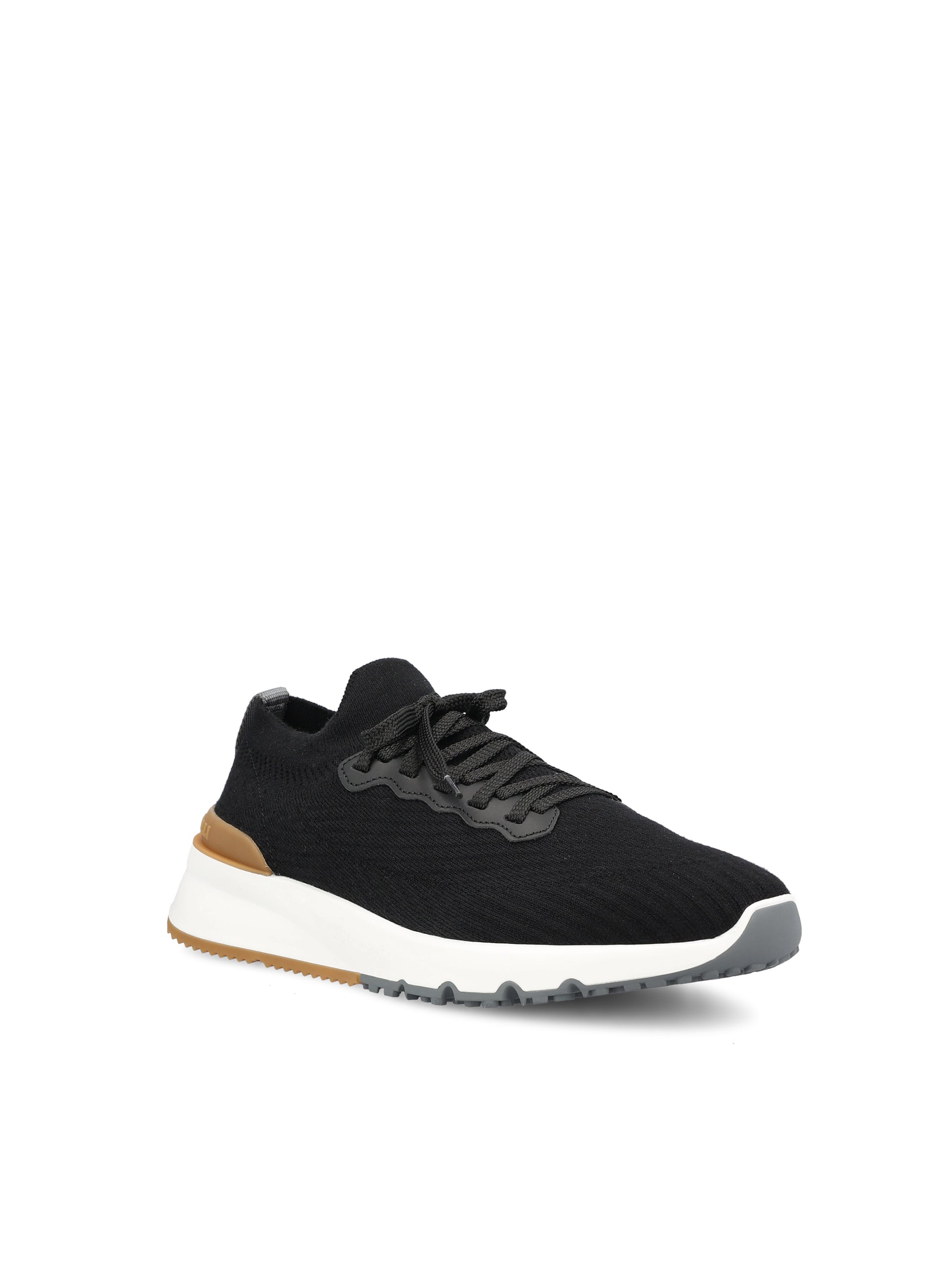 Sneakers realizzate in maglia. MZUPMBO252 CIK10 BRUNELLO CUCINELLI 