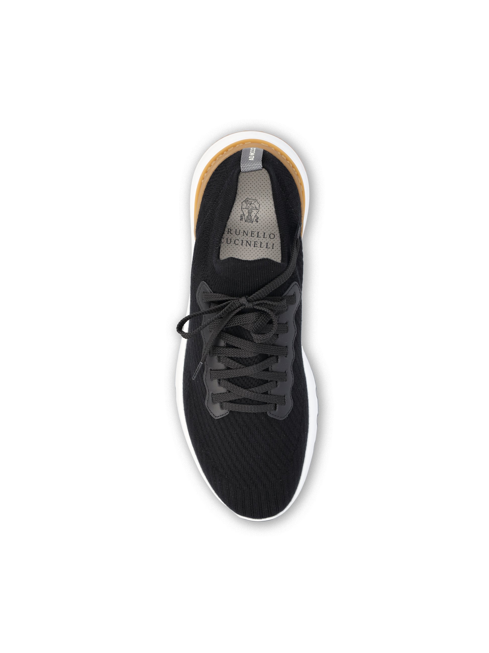 Sneakers realizzate in maglia. MZUPMBO252 CIK10 BRUNELLO CUCINELLI 