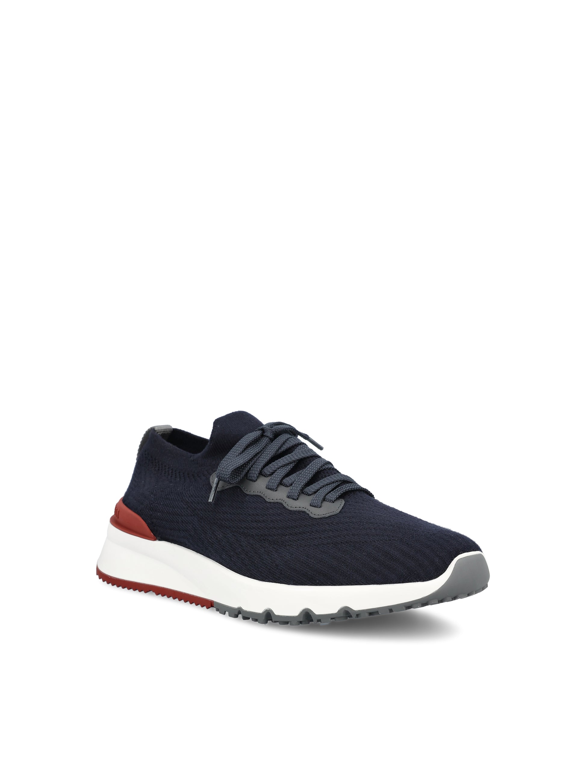 Sneakers realizzate in maglia. MZUPMBO252 CP307 BRUNELLO CUCINELLI 