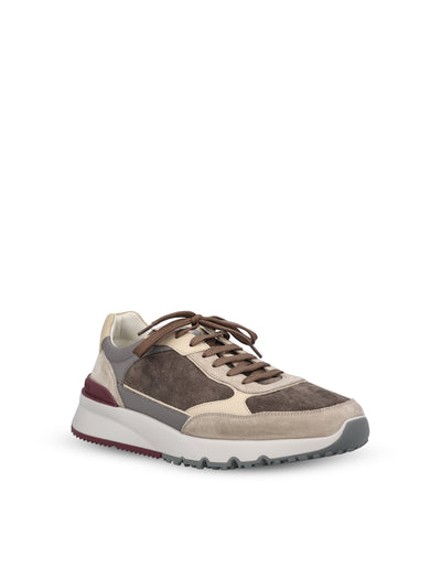 Sneakers realizzate in pelle. MZUSNEO355 CYR60 BRUNELLO CUCINELLI 