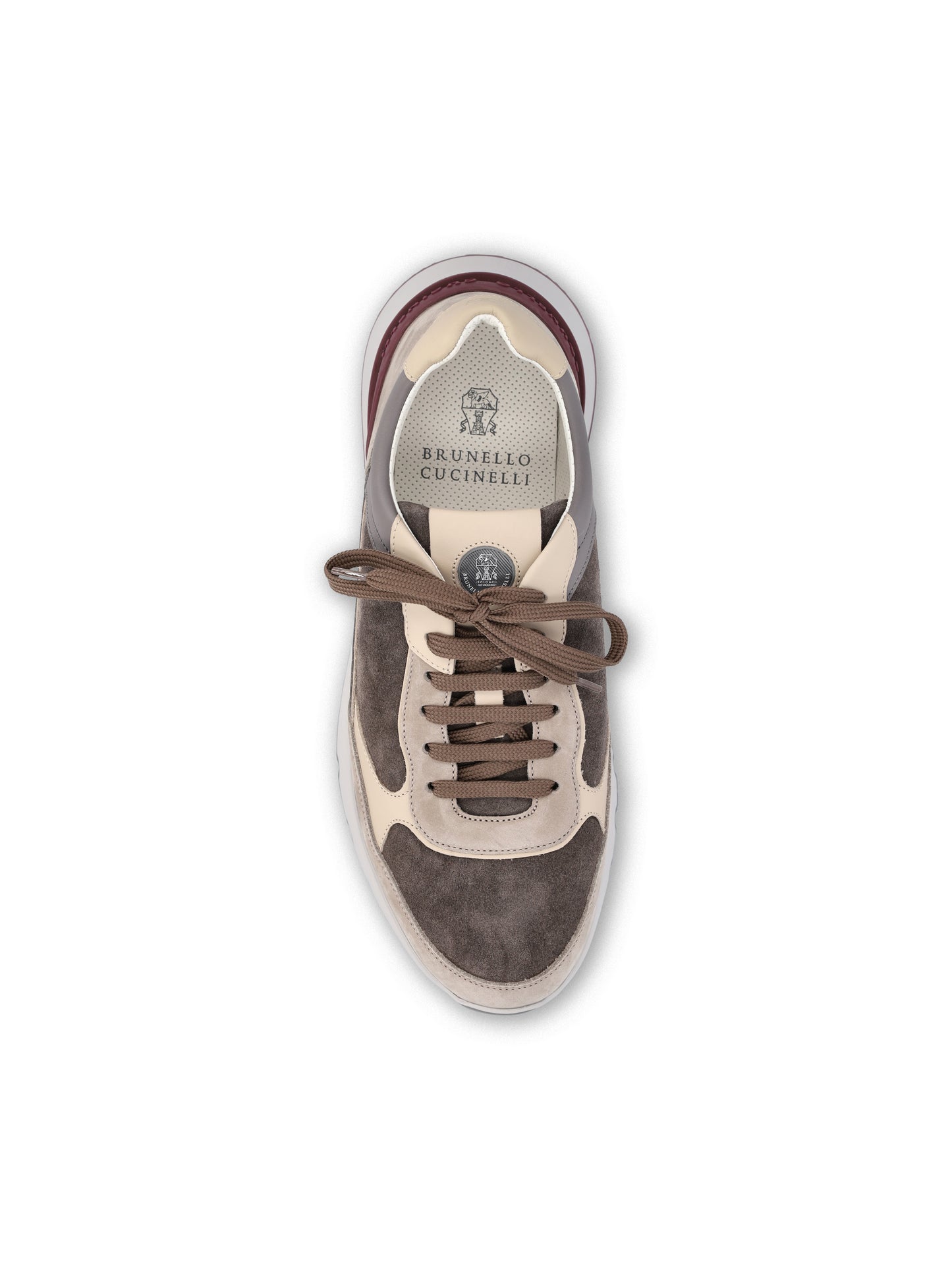 Sneakers realizzate in pelle. MZUSNEO355 CYR60 BRUNELLO CUCINELLI 