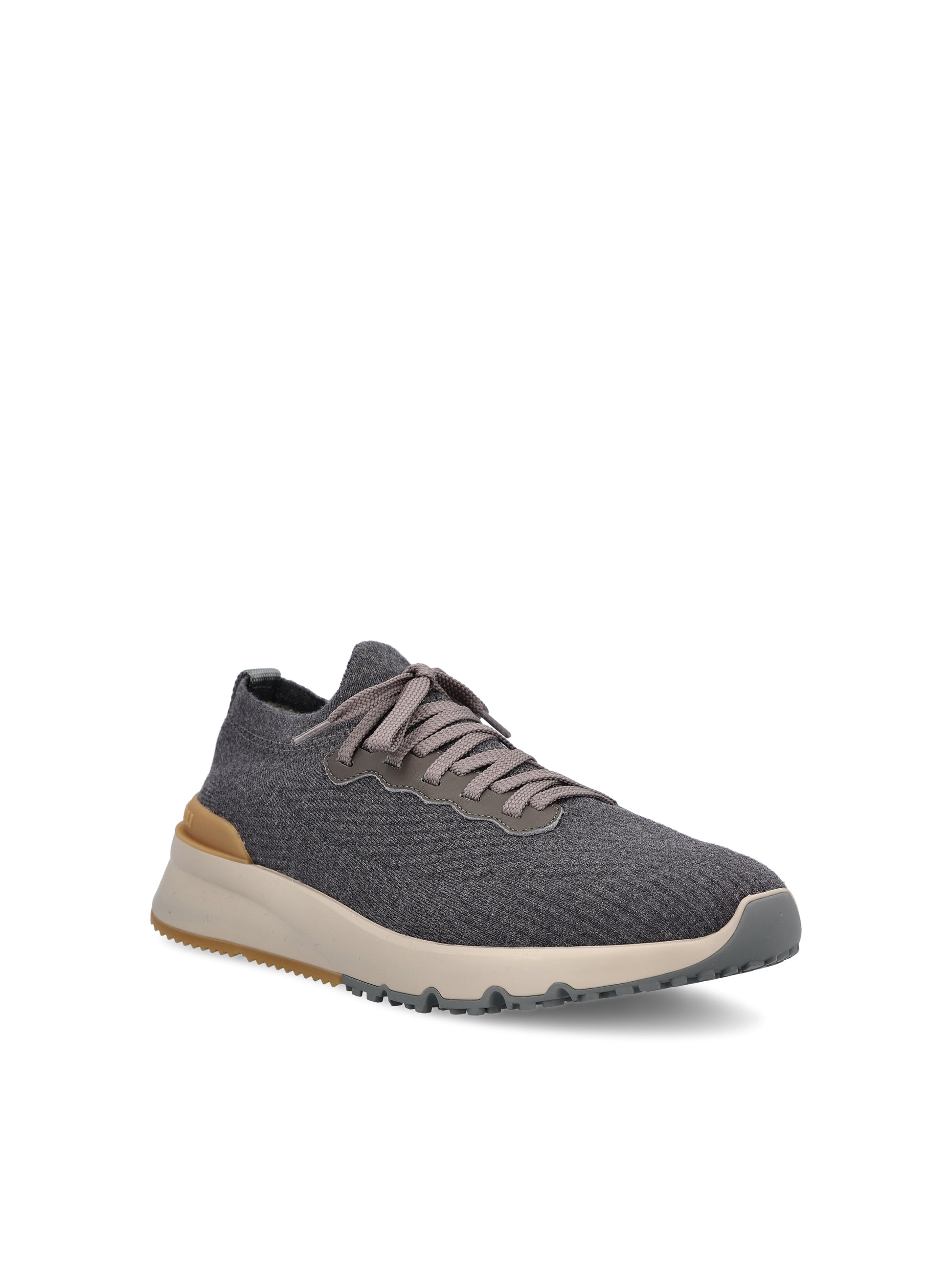Sneakers realizzate in lana. MZUWLBO253 CBB82 BRUNELLO CUCINELLI 
