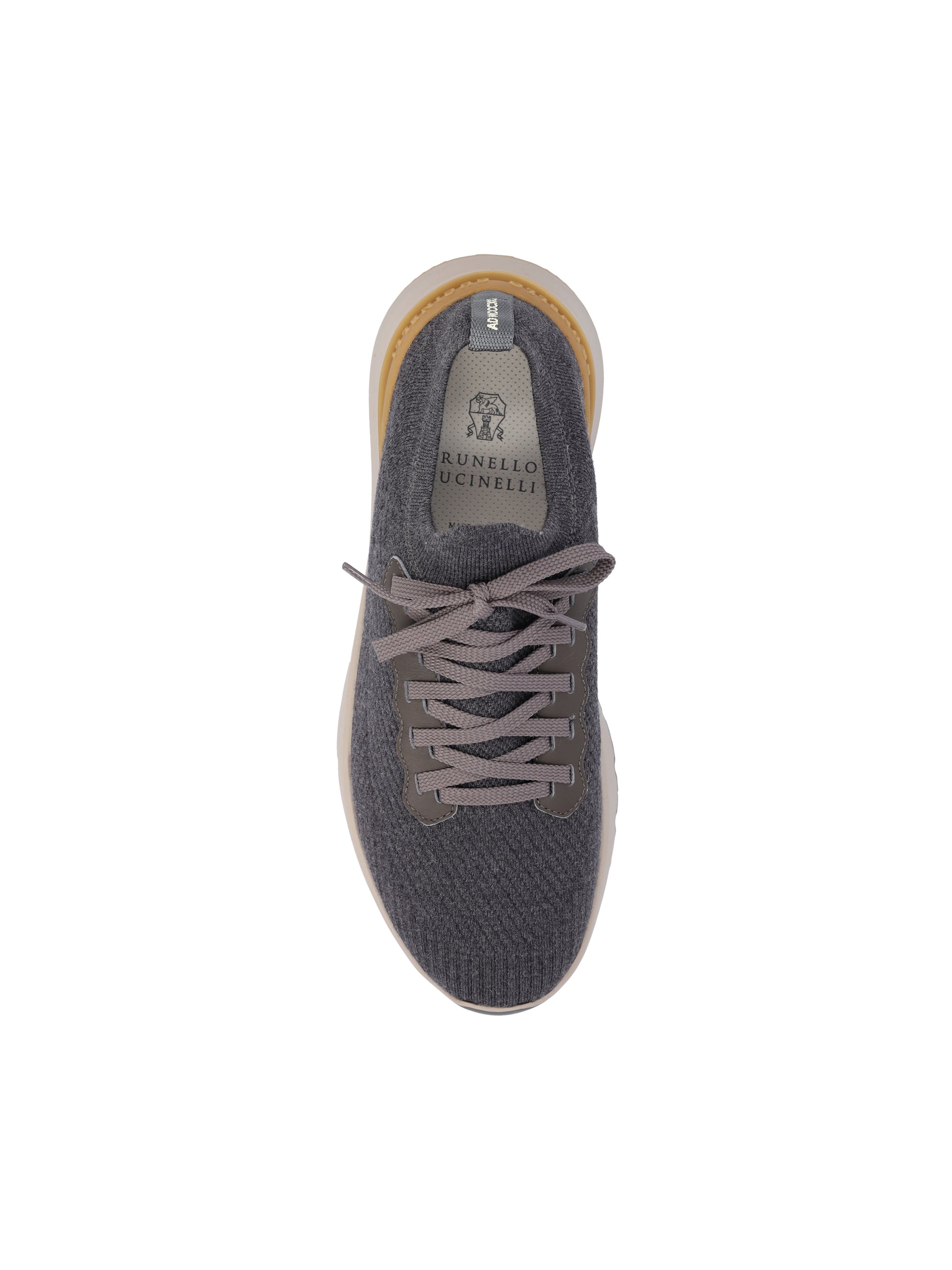 Sneakers realizzate in lana. MZUWLBO253 CBB82 BRUNELLO CUCINELLI 