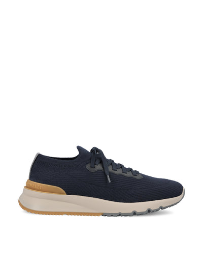 Sneakers realizzate in lana. MZUWLBO253 CEG72 BRUNELLO CUCINELLI 