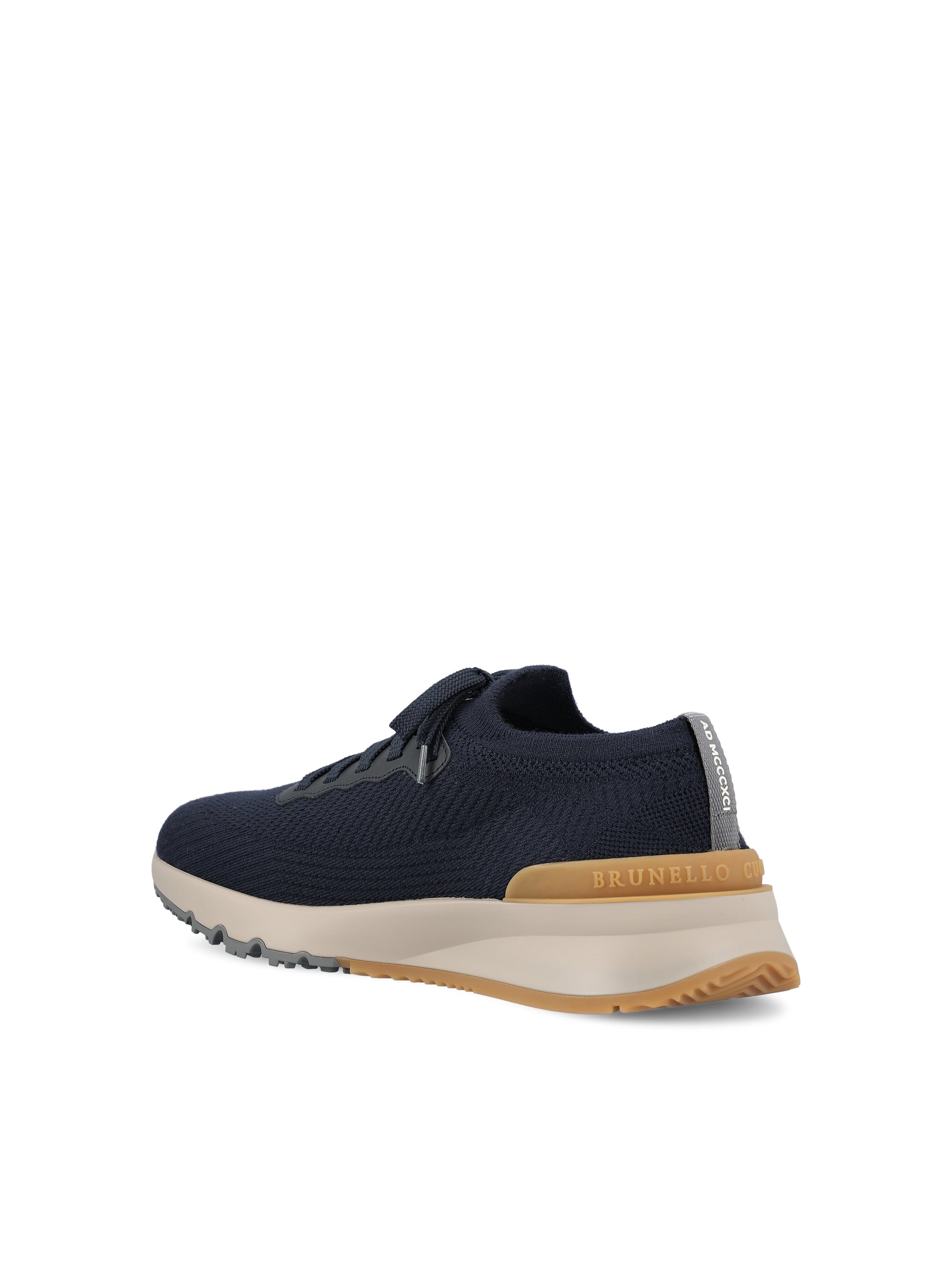 Sneakers realizzate in lana. MZUWLBO253 CEG72 BRUNELLO CUCINELLI 