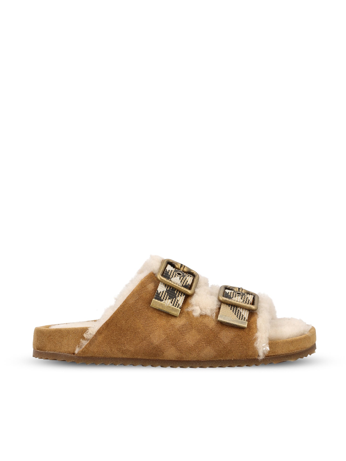 Ciabatte realizzate in pelle di vitello. 8127328 C1824 BURBERRY 