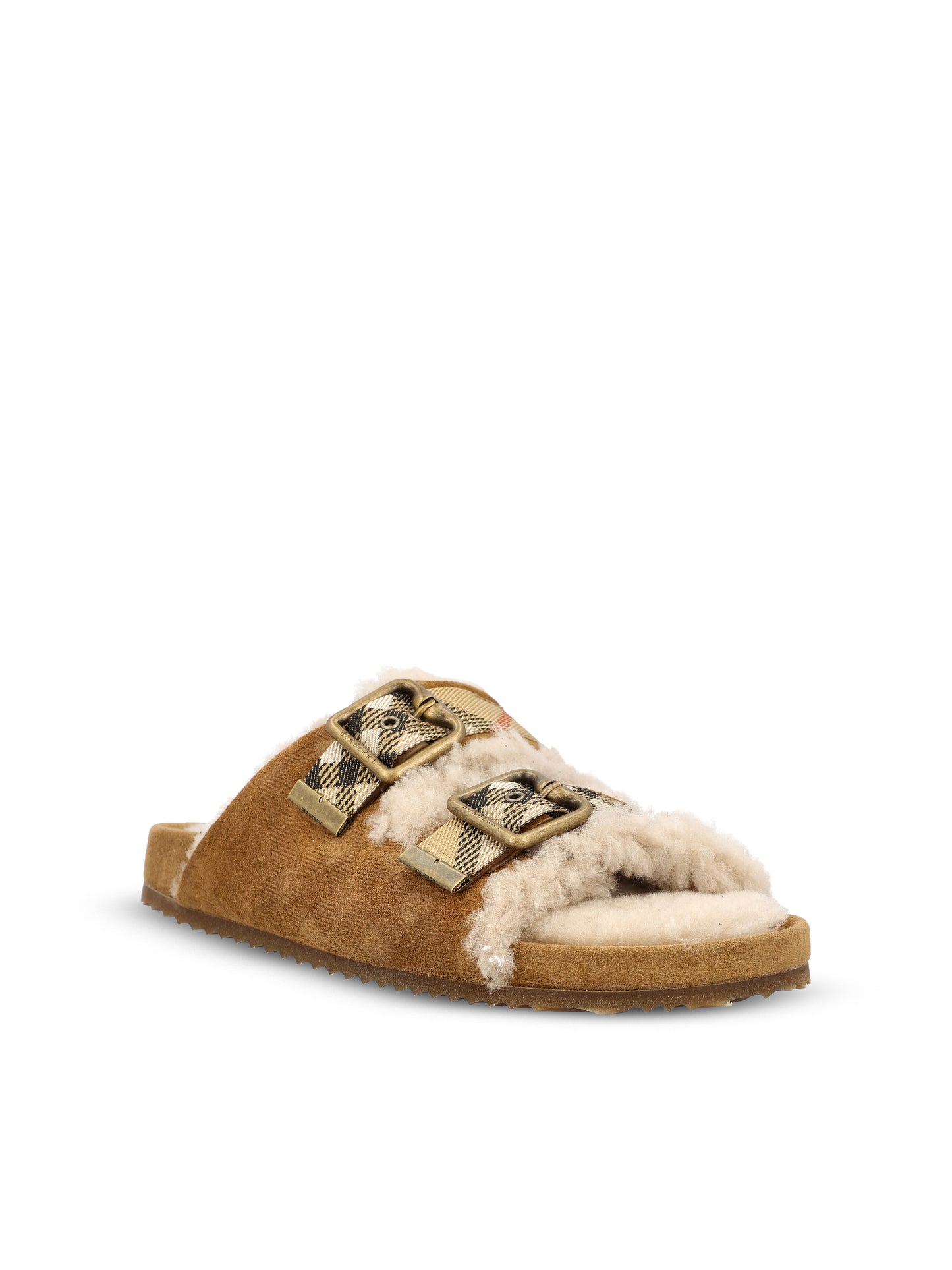 Ciabatte realizzate in pelle di vitello. 8127328 C1824 BURBERRY 